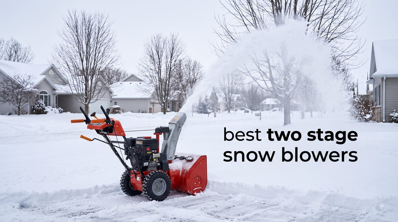 best two stage snow blowers