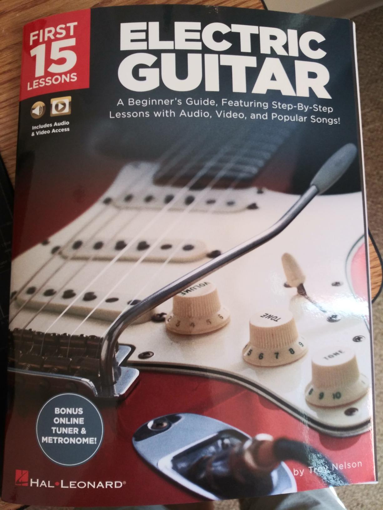 First 15 Lessons - Electric Guitar - Beginner's Guide with Online Audio and Video customer photo 2