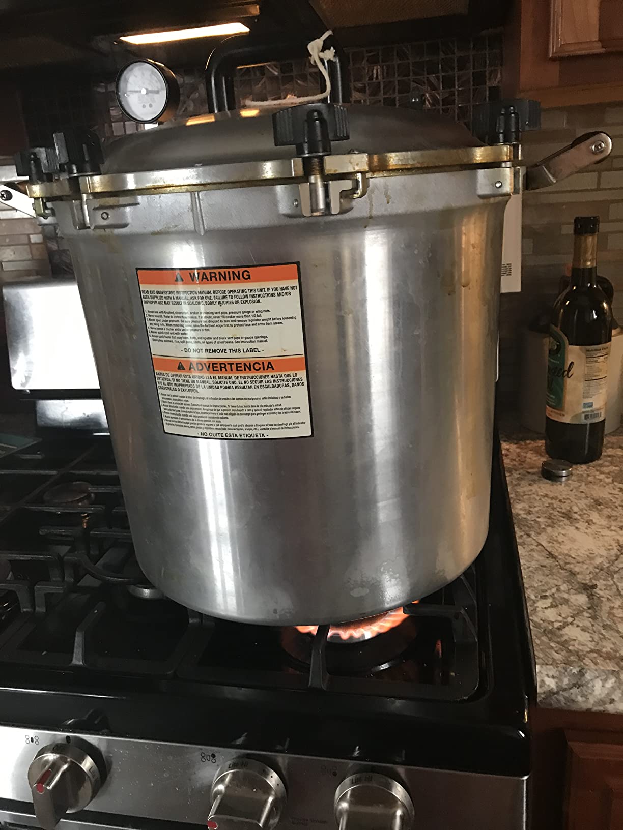 All American 1930: 15.5qt Pressure Cooker/Canner (The 915) - Exclusive Metal-to-Metal Sealing System - Easy to Open & Close - Suitable for Gas, Electric, or Flat Top Stoves - Made in the USA customer photo 2