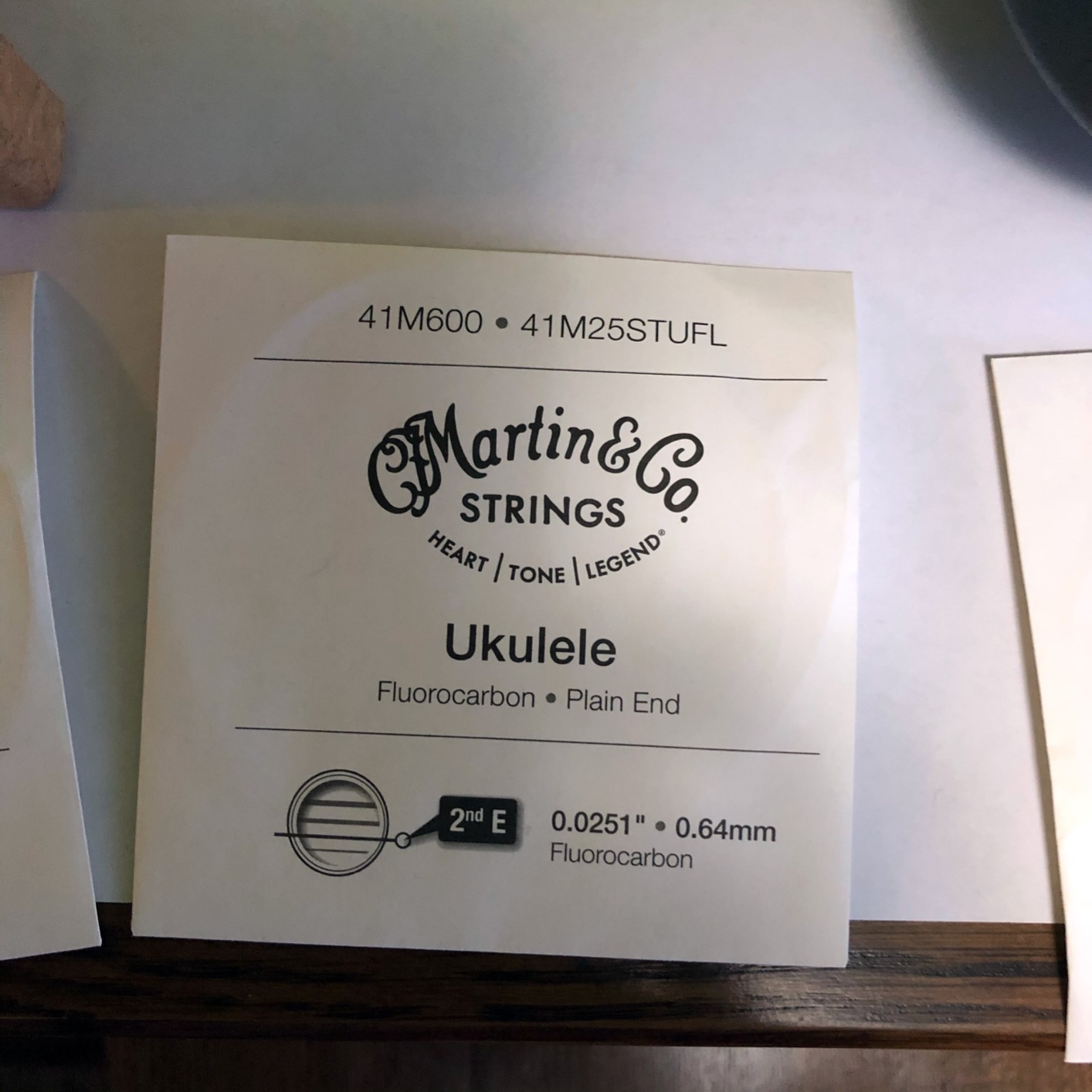 Martin Ukulele Strings - Fluorocarbon, Soprano/Concert Gauge | Warm, Clear Tone with Long-Lasting Tuning Stability | 4-String Set for Soprano or Concert Ukulele customer photo 2
