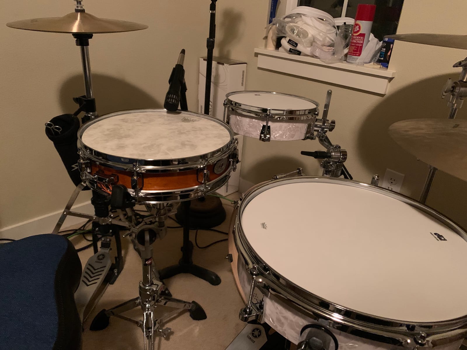 Pearl S1330B 13 x 3 Inches Black Steel Piccolo Snare Drum customer photo 1