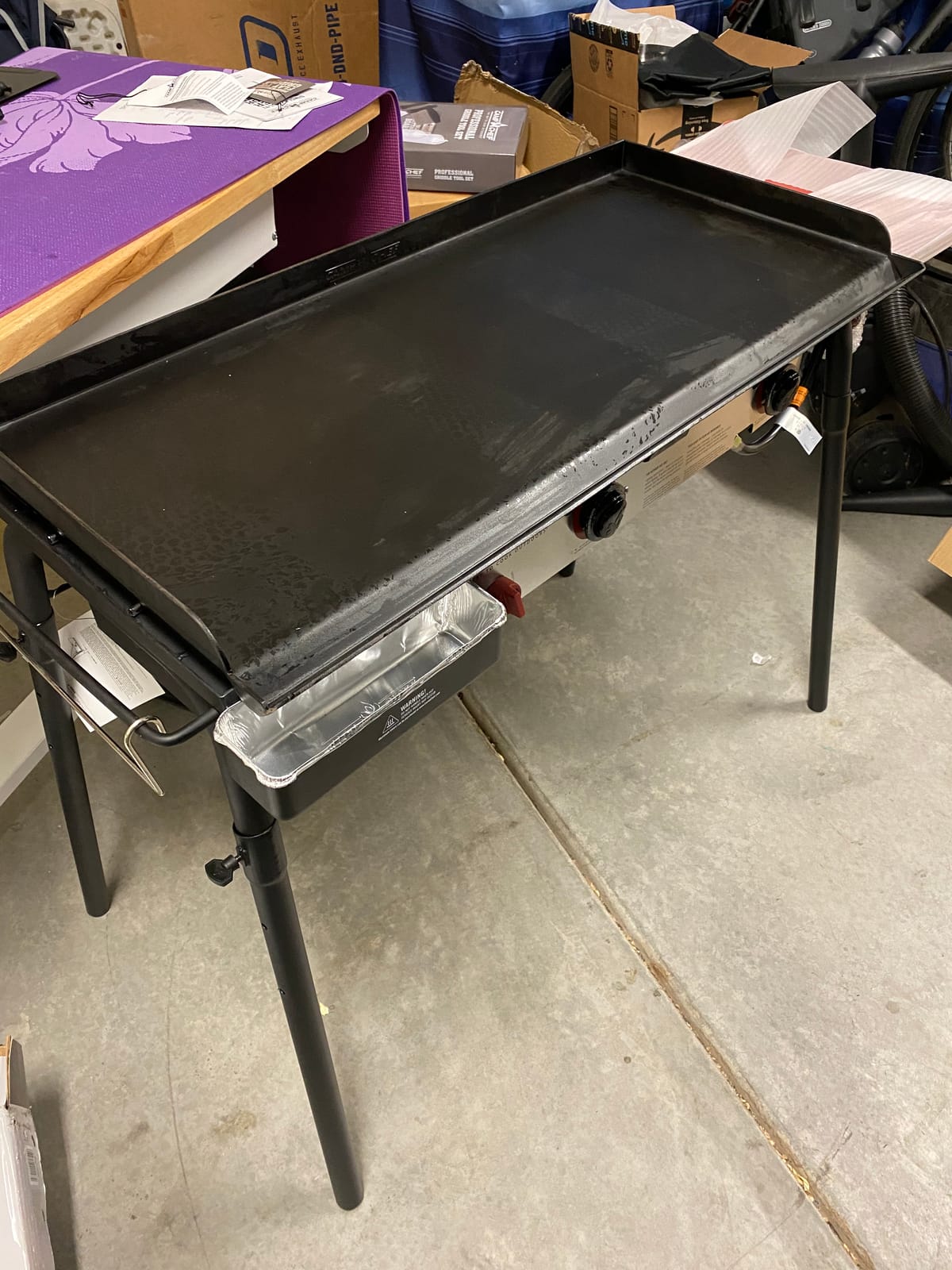 Camp Chef Griddle 16-3-Burner Flat Top Steel Griddle, 592 Sq In customer photo 1
