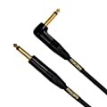 Mogami Gold Instrument Right Angle 18 Electric Guitar Cable 1/4 Inch TS, 18ft, OFC Core, Anti-Noise Pro Audio Quality customer photo 2