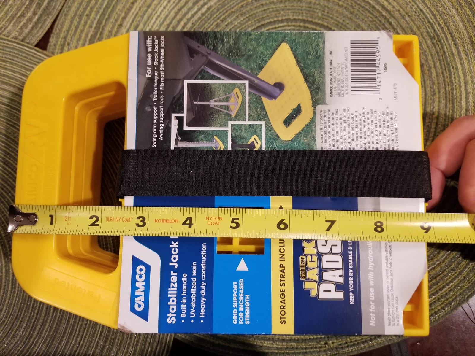 Camco RV Stabilizing Jack Pads - 4-Pack - Made in the USA customer photo 2