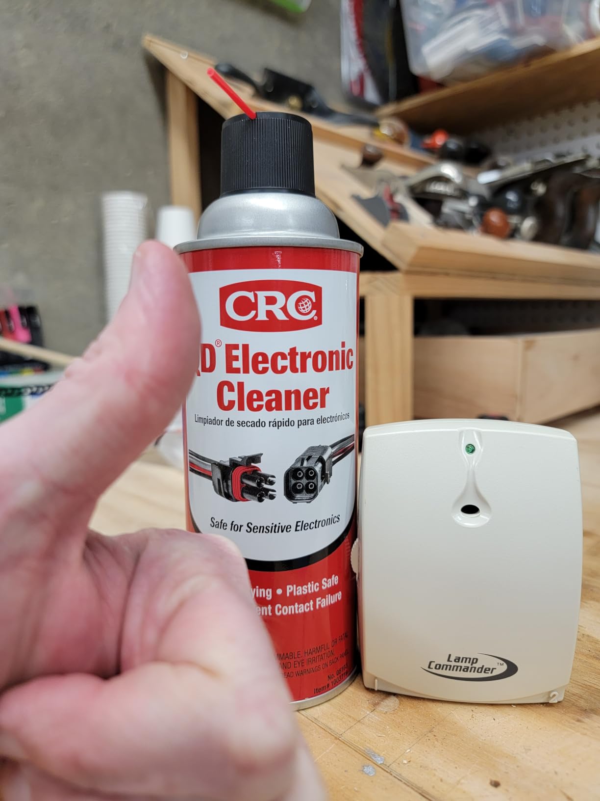 CRC 05103 QD Electronic Cleaner -11 Wt Oz | Electronic Contact Cleaner, Circuit Board Cleaning, Sensitive Electronics, Fast Drying, No Residue. customer photo 1