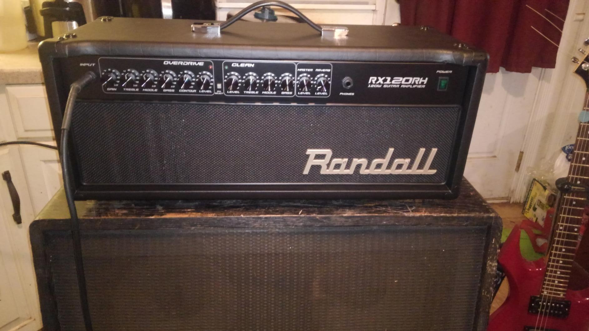 Randall RX Series RX120RH 120W Guitar Amp Head Black customer photo 2