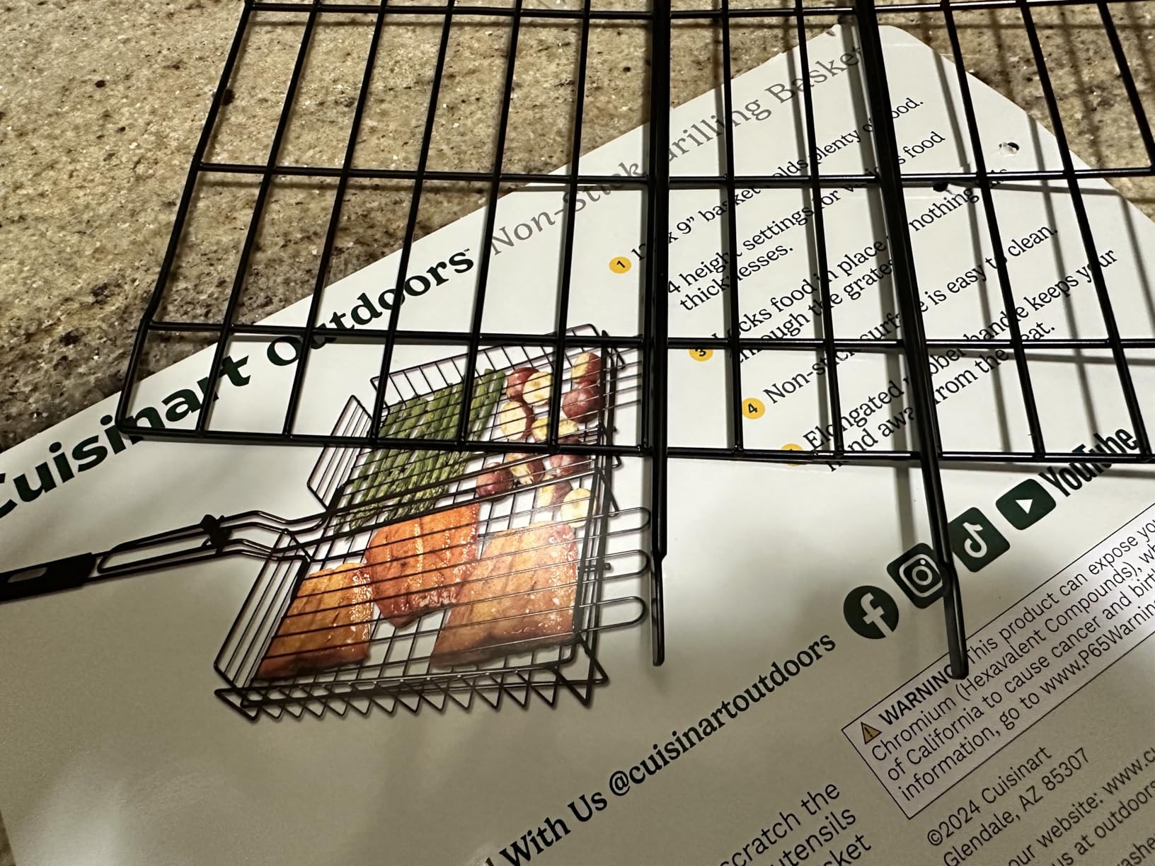 Cuisinart CNTB-422 Simply Grilling Nonstick Grilling Basket customer photo 2