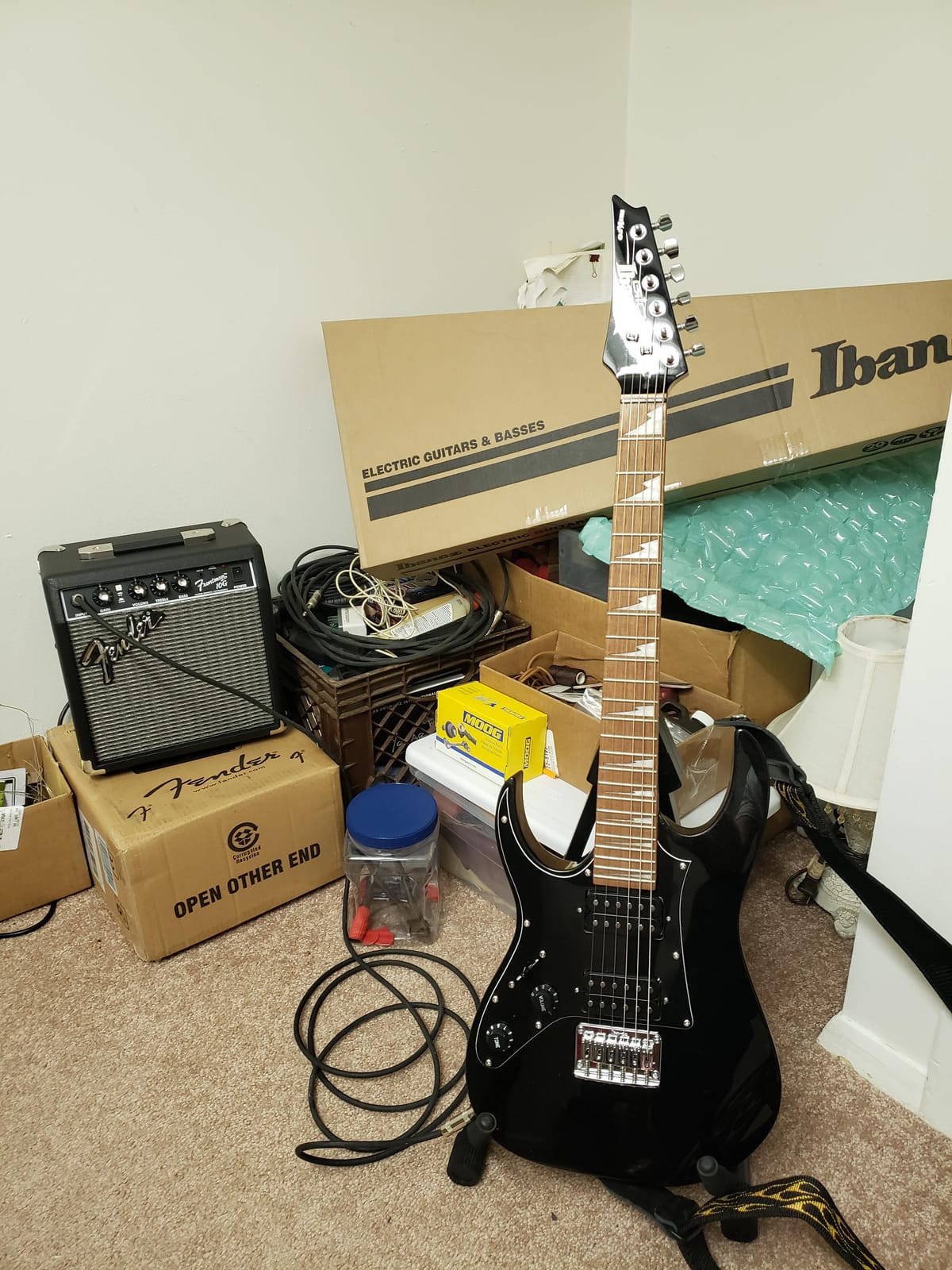 Ibanez GRGM21BKNL Left Handed 6 String Mikro (Small, Junior) Guitar Black customer photo 2