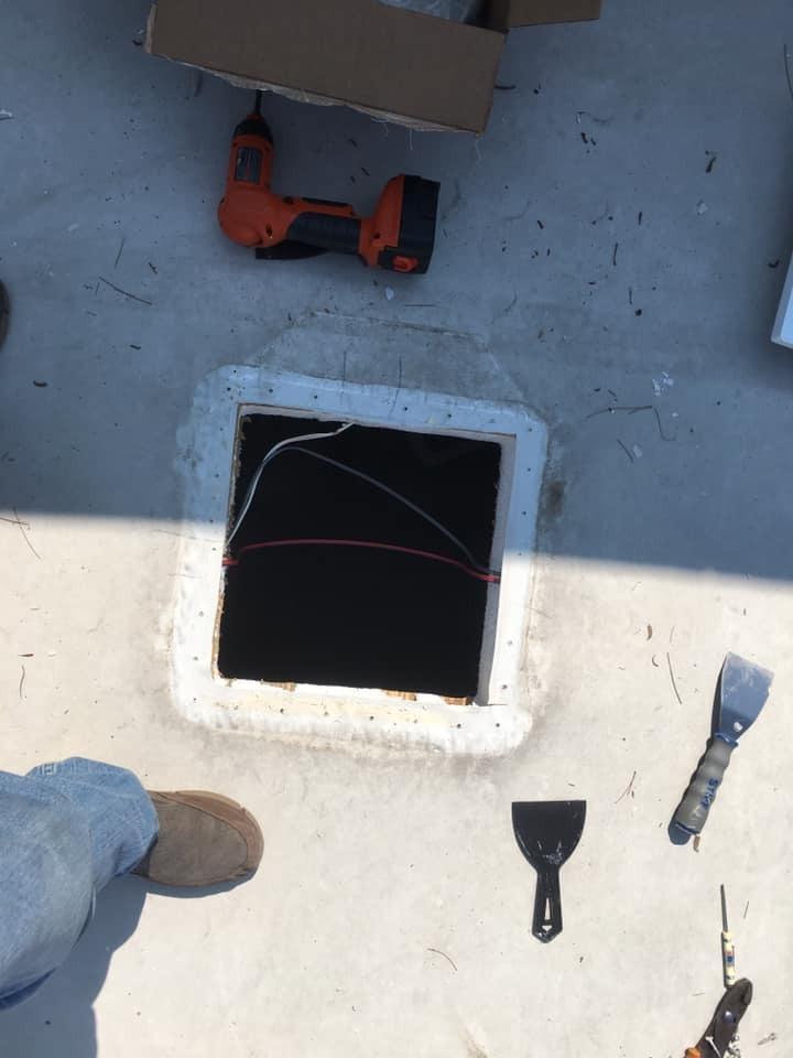 MAXXAIR Maxxfan Plus High Powered 10-Speed RV Intake and Exhaust Fan - Manual or Remote Control Electric Opening, Easy Ceiling Controls, Rain Sensor with Automatic Lid Closure, Smoke (00-04500K) customer photo 1