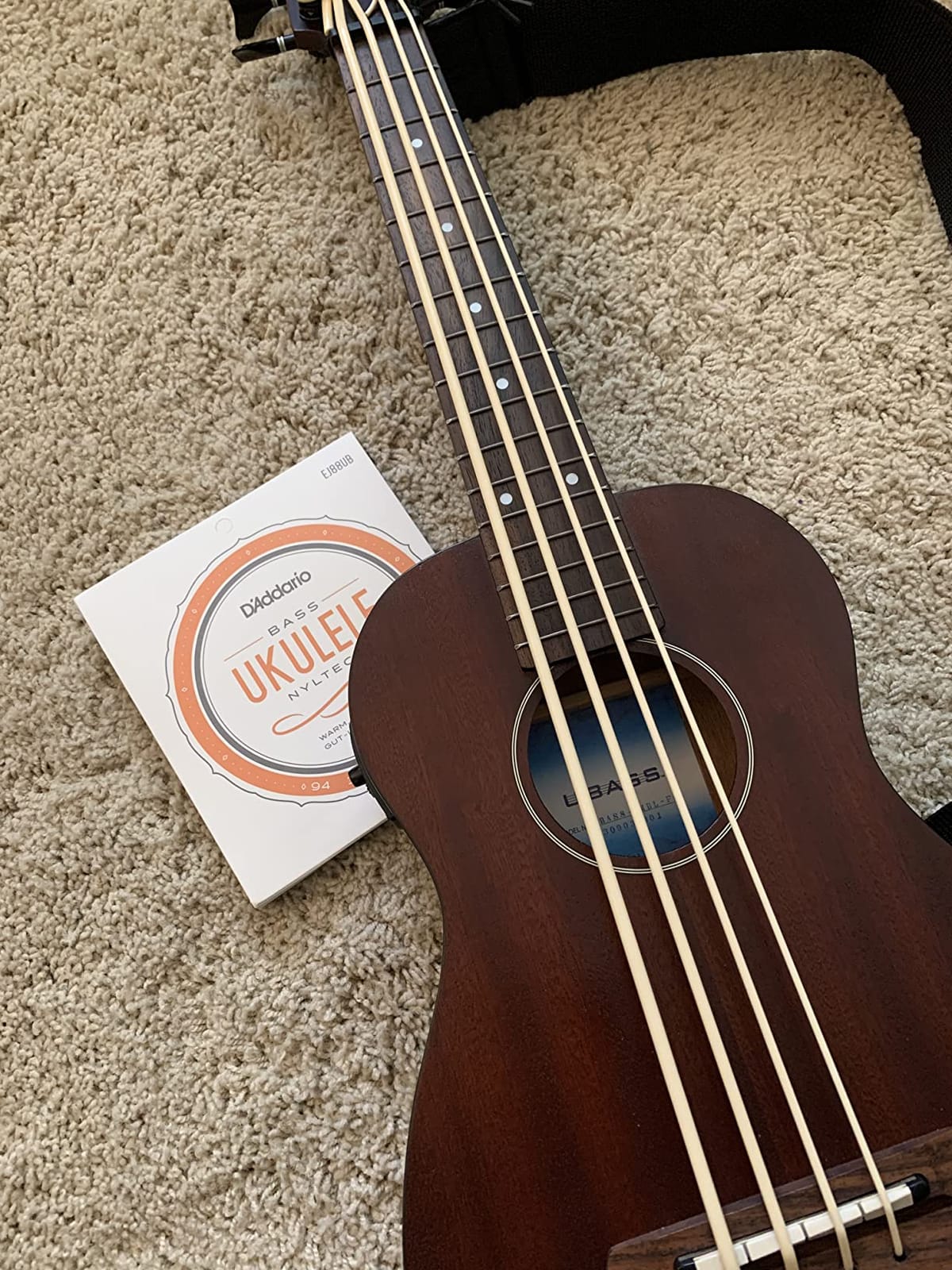 D'Addario Ukulele Strings Nyltech Concert EJ88C, 4-String Set | D'Addario ukulele strings deliver warm tone, excellent intonation, tuning stability and long-lasting performance. customer photo 2