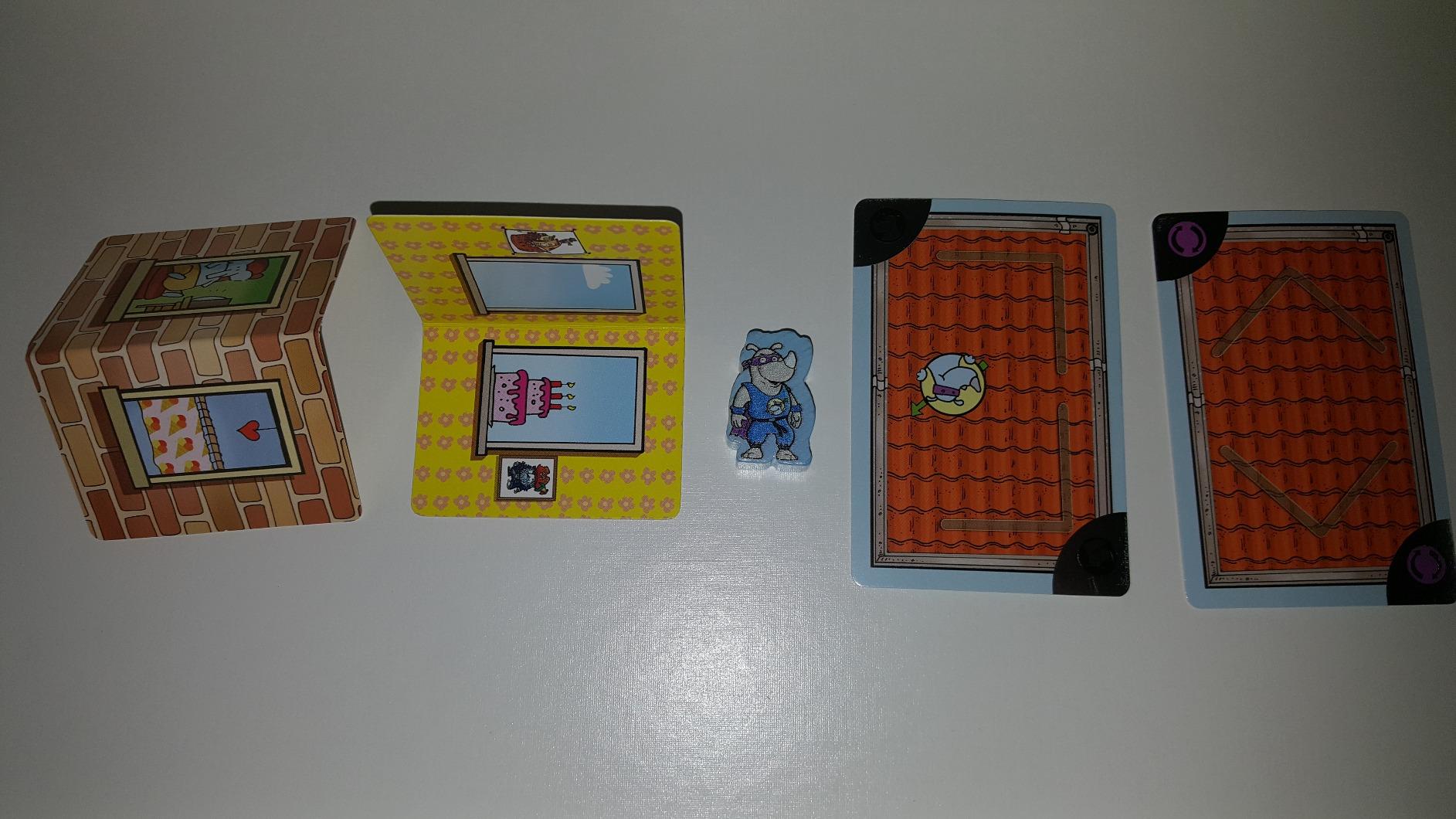 HABA Rhino Hero Game - Card Games for Kids, Ideal for Ages 5 & up - The Heroic Rhino Hero Stacking Card Game Adventure - Triple Award Winner customer photo 2