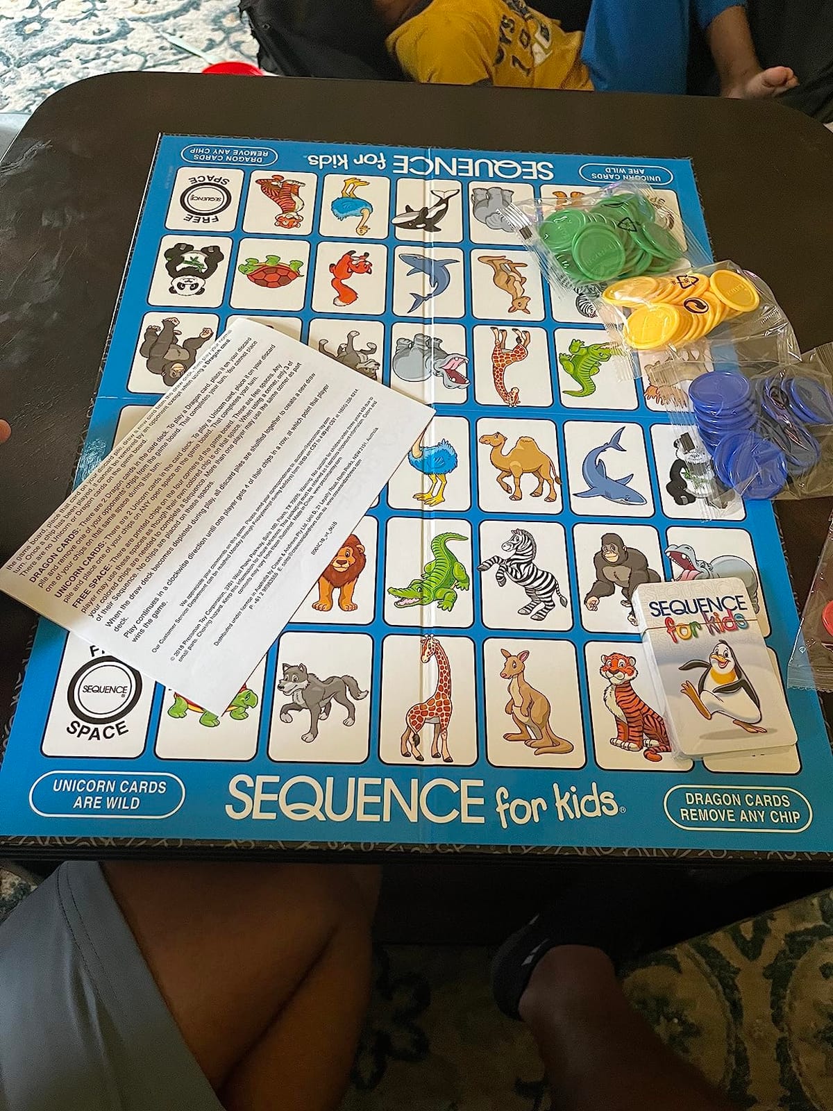 Jax SEQUENCE for Kids -- The 'No Reading Required' Strategy Game by Jax and Goliath, Multi Color, 11 inches (2-4 players) (Packaging May Vary) customer photo 1