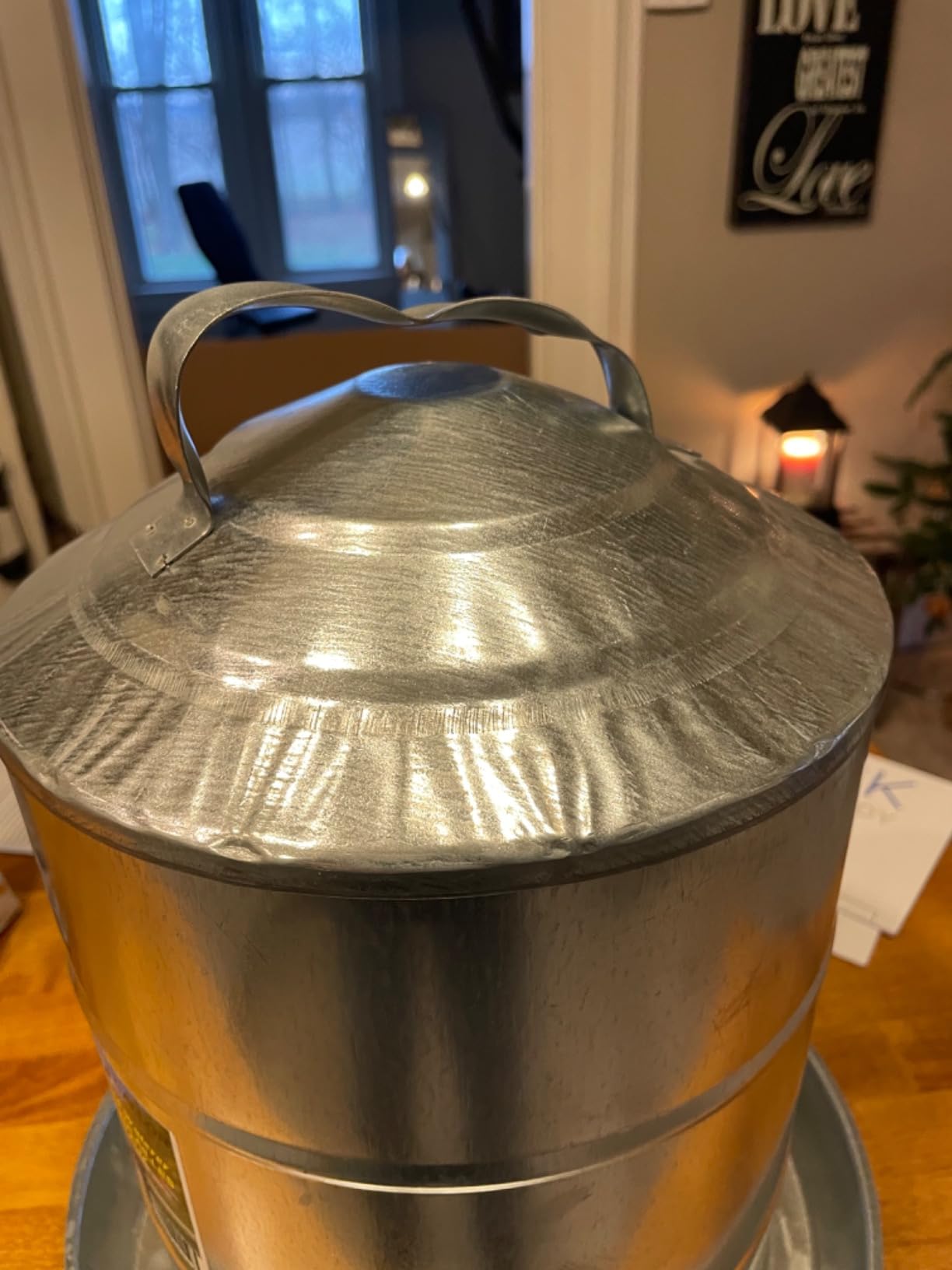 FARM-TUFF Galvanized Poultry Waterer, 5 Gallon Capacity - Double-Wall Poultry Fountain with Cone Top - Automatic Gravity-Fed Water Dispenser for Chickens, Ducks & Game Birds customer photo 1