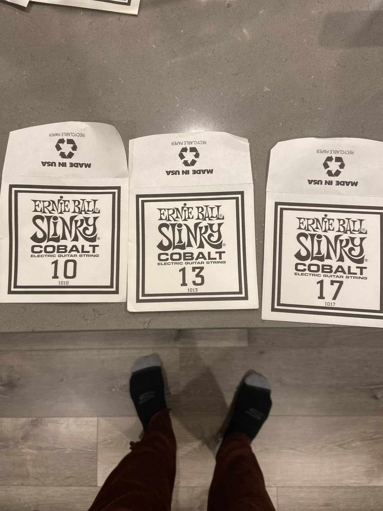 Ernie Ball Beefy Slinky Cobalt Electric Guitar Strings, 11-54 Gauge (P02727) customer photo 1