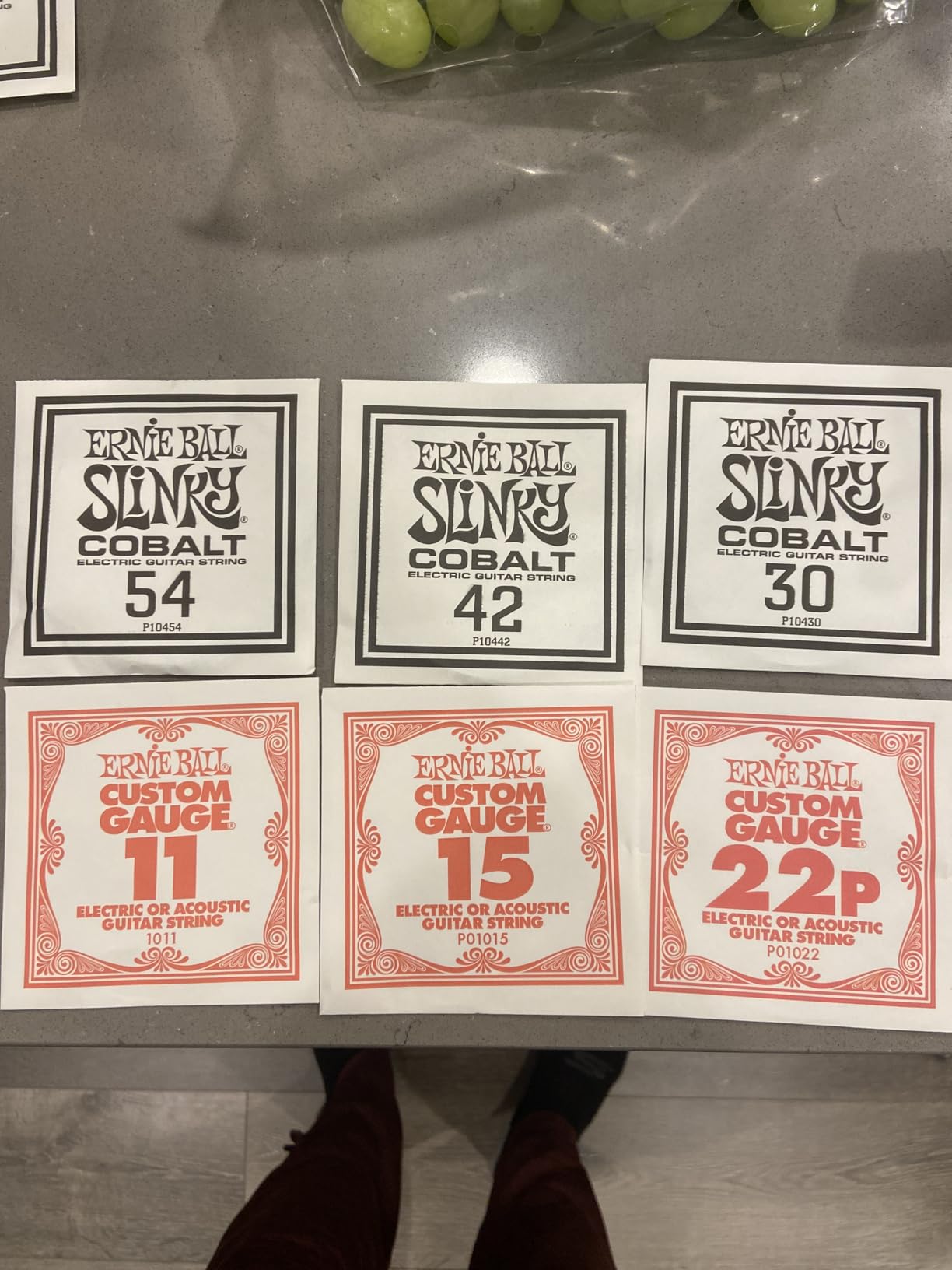 Ernie Ball Beefy Slinky Cobalt Electric Guitar Strings, 11-54 Gauge (P02727) customer photo 2