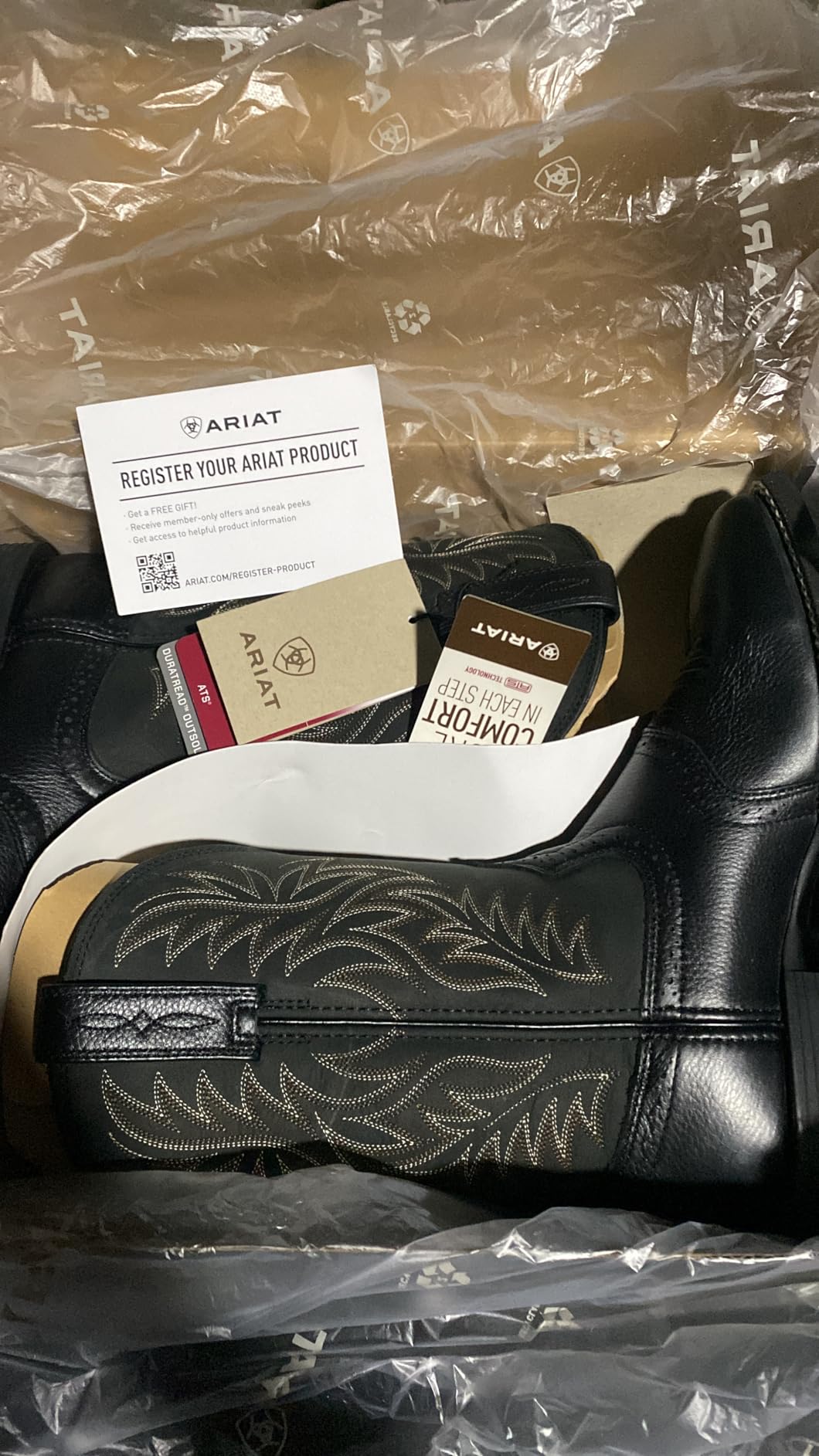 Ariat Men's Sport Western Wide Square Toe Cowboy Boot customer photo 1