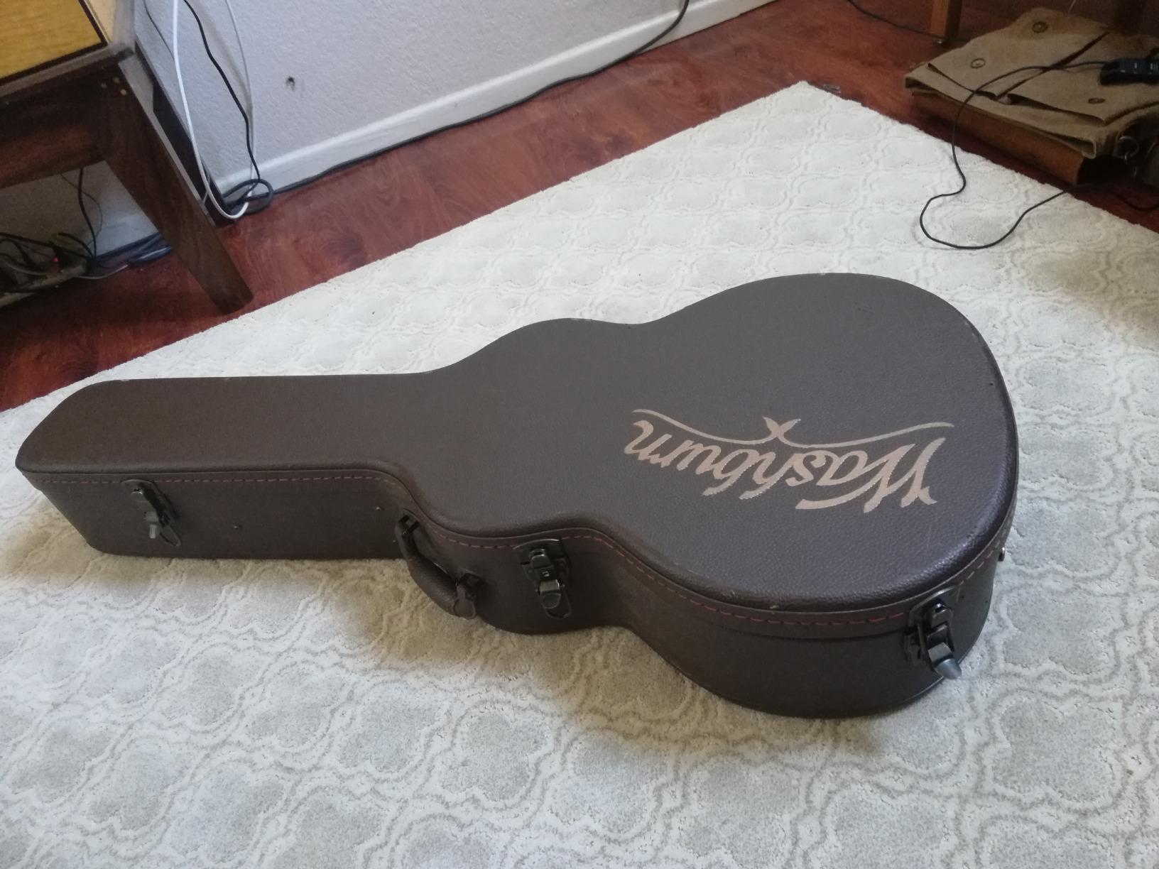 Washburn Comfort Series WCG55CE Acoustic Guitar, Natural customer photo 2