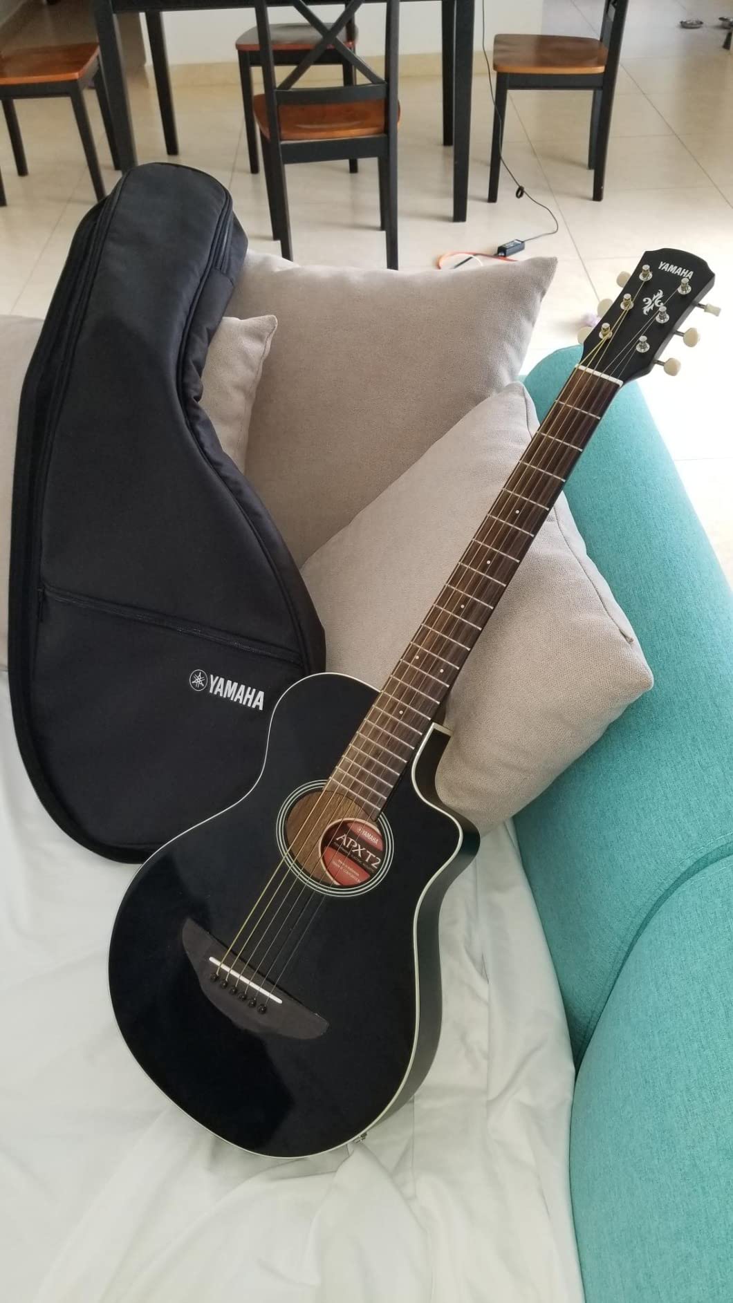 Yamaha APXT2 3/4-Size Acoustic-Electric Guitar with Gig Bag - Old Violin Sunburst customer photo 1