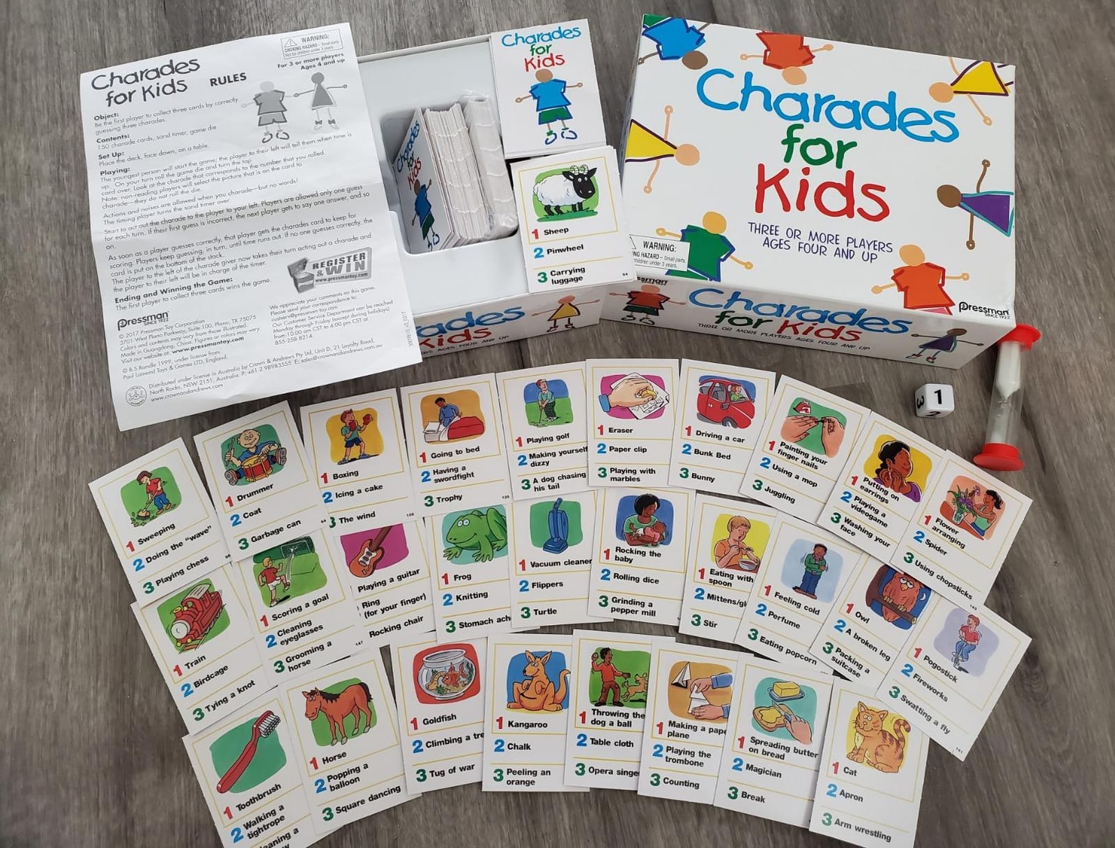 Pressman Charades for Kids - The 'No Reading Required' Family Game, 5