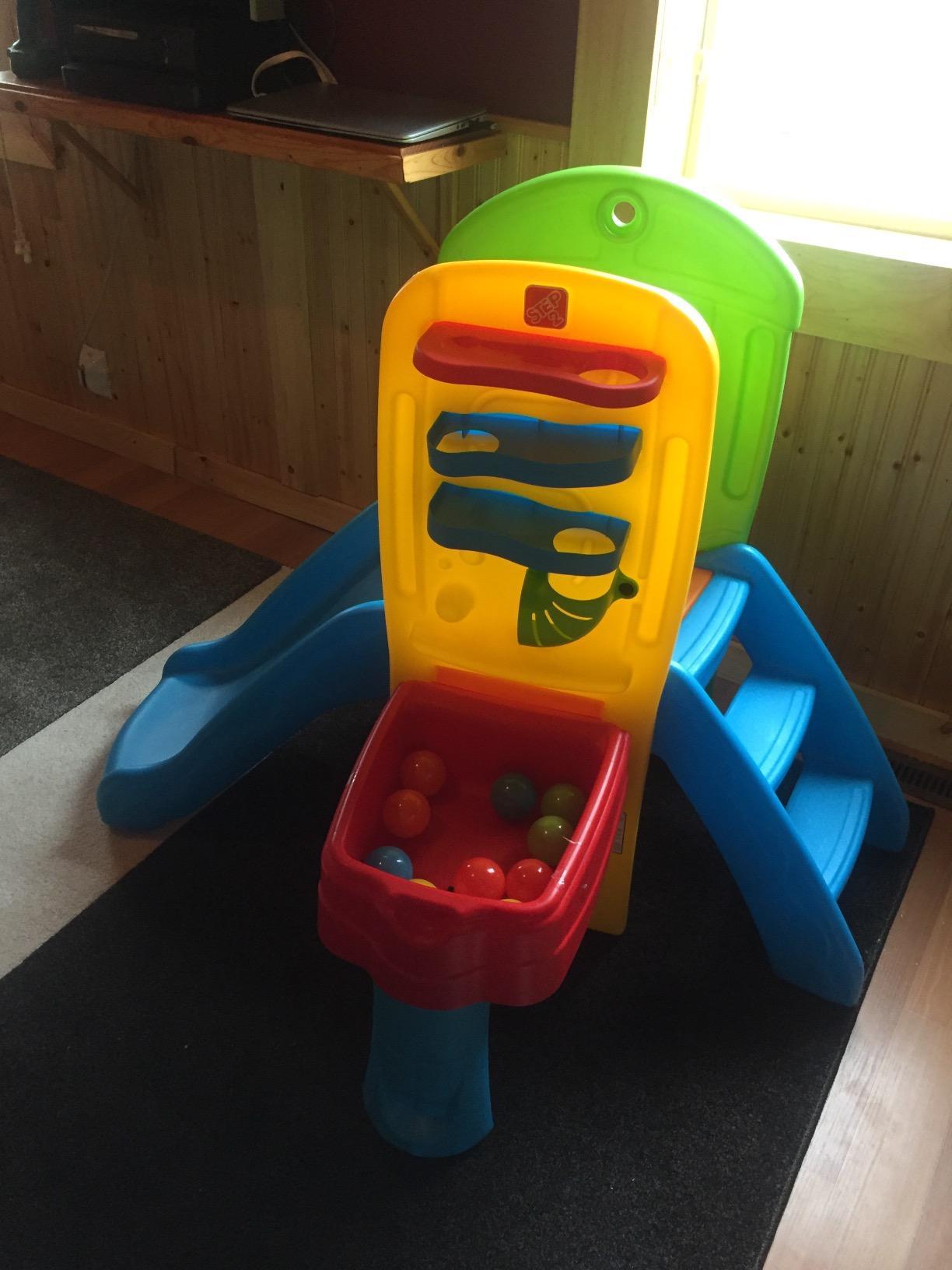Step2 Play Ball Fun Climber, Kids Outdoor/Indoor Playset, Backyard Playground Set, Slide, Ladder, Ball Drop Maze, Outside Jungle Gym, For Toddlers 1.5+ Years Old customer photo 2