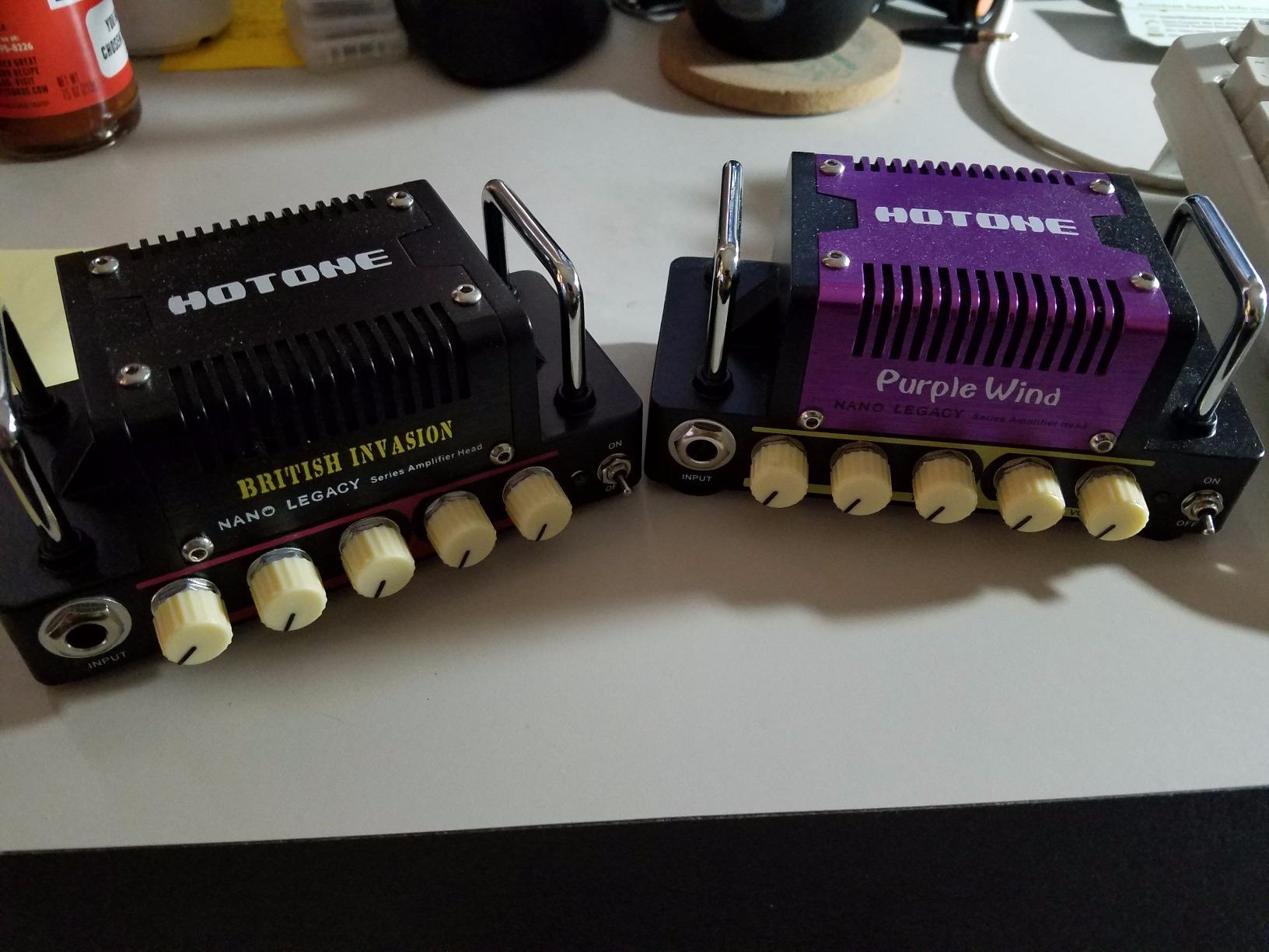 Hotone Nano Legacy Purple Wind 5-Watt Compact Guitar Amp Head with 3-Band EQ customer photo 2