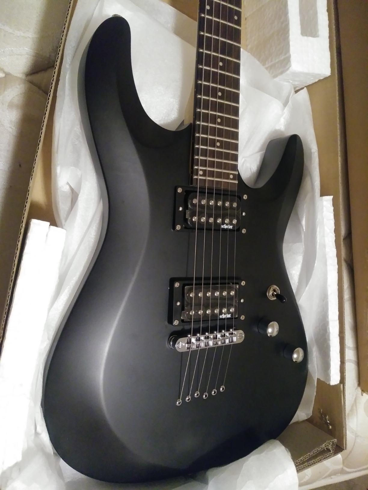 Schecter 430 C-6 Deluxe Solid-Body Electric Guitar, Satin Black customer photo 2