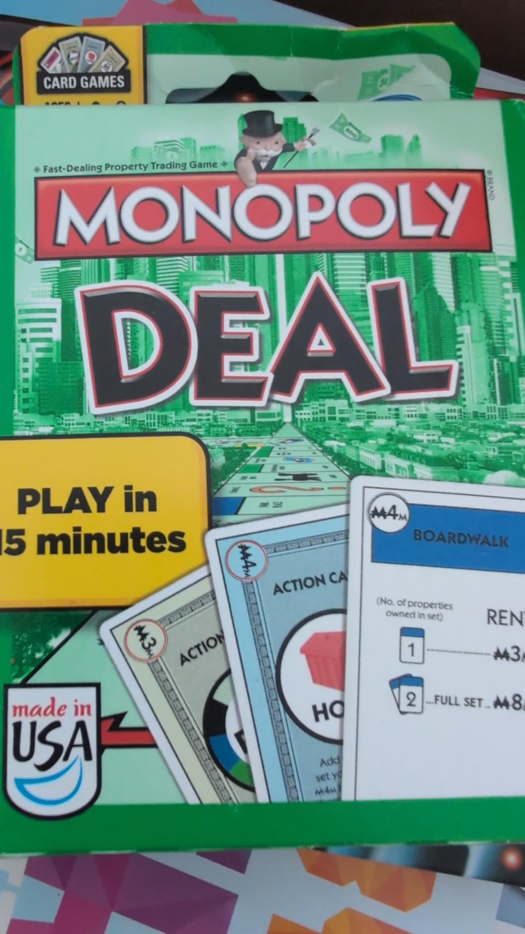 Monopoly Deal Card Game | Quick-Playing Card Game | Fun Games for Families and Kids | Ages 8 and Up | 2 to 5 Players | 15 Mins. | Travel Games customer photo 1