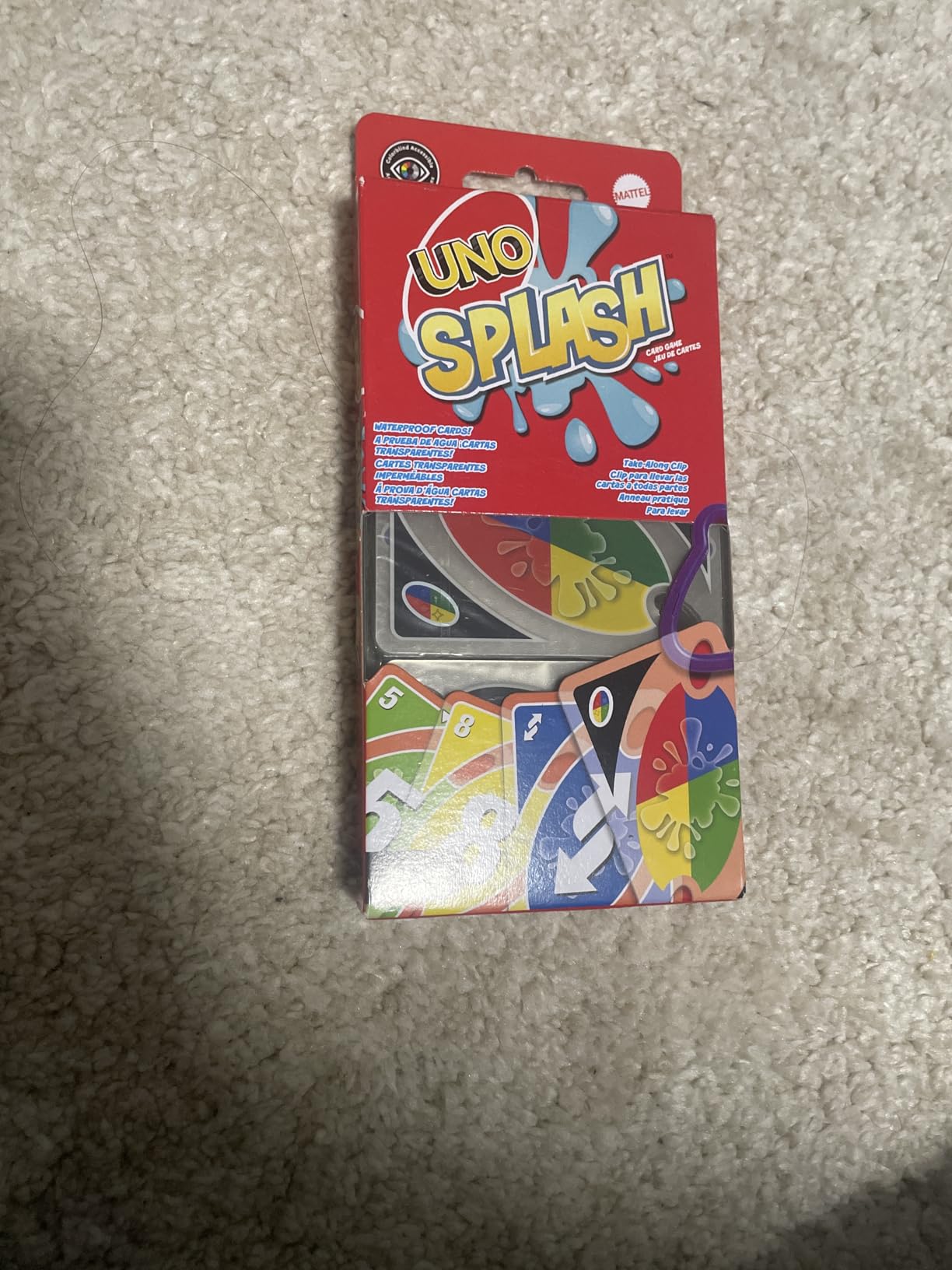 Mattel Games UNO Splash Card Game, Ages 7+, 2-10 Players customer photo 2