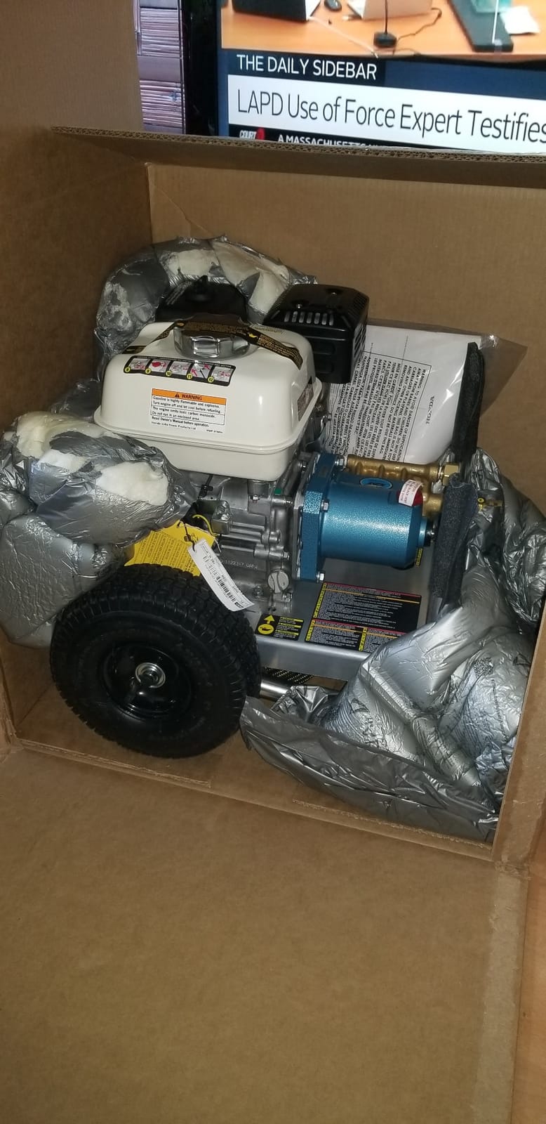 Simpson Cleaning 3400 PSI Gas Pressure Washer, 2.5 GPM Power Washer for Commercial Use, Honda GX200 Engine, 25-Foot Hose, Aluminum Series, 49-State (ALH3228-S) customer photo 2