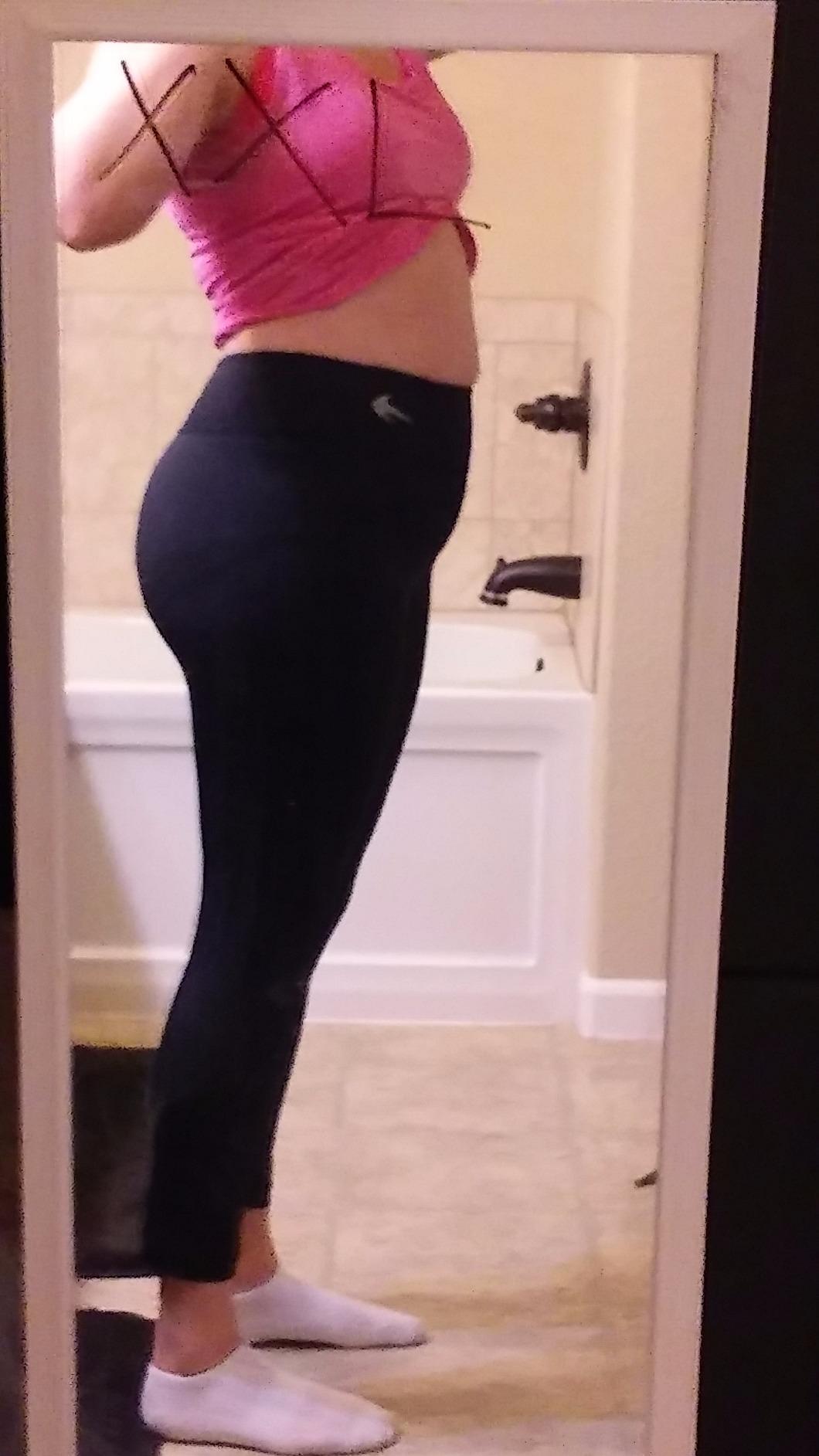 CompressionZ High Waisted Capri Compression Leggings for Women Tummy Control - Workout, Gym, Pilates, Travel, Yoga Pants customer photo 1