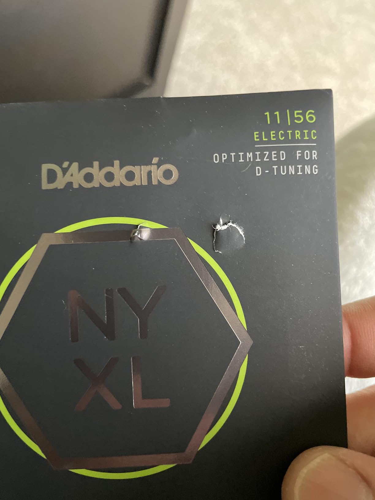 D'Addario NYXL1156 Electric Guitar Strings, 11-56 | NYXL electric guitar strings deliver enhanced tuning stability, greater strength, dynamic range, and bright tone customer photo 2