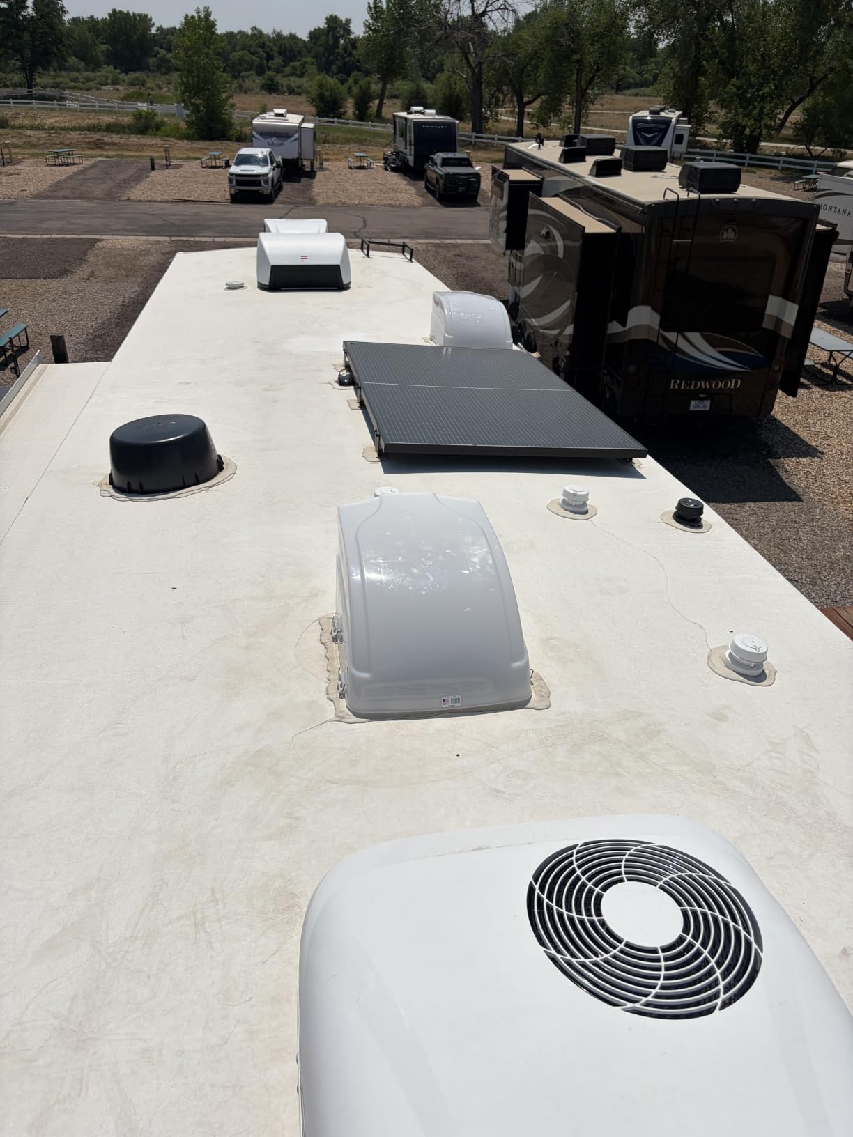 MAXXAIR FANMATE 00-955001 RV Fan and Vent Cover, White customer photo 2
