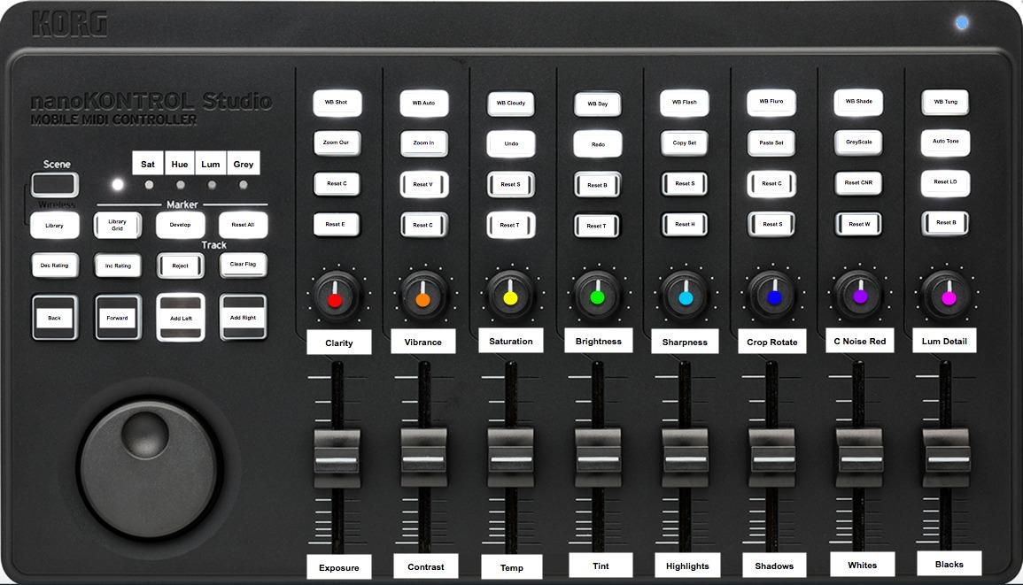 Korg Nanokontrol Studio Bluetooth/USB MIDI Control Surface w/ 8 Faders customer photo 2