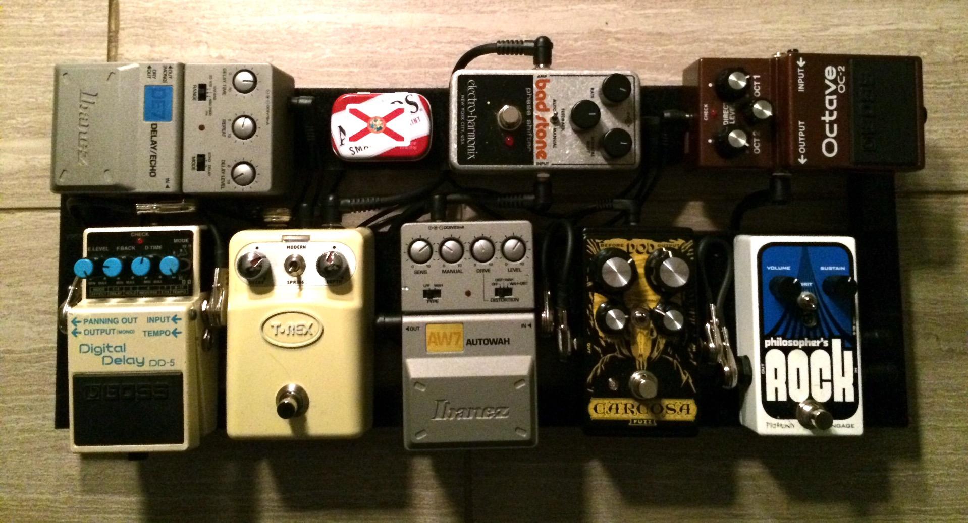 Donner DB-2 Guitar Pedal Board, Aluminum, 20 x 8 x 1.2 in, Bag customer photo 1