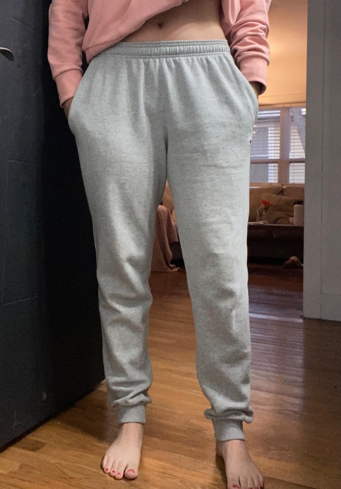 Champion Men's Fleece Joggers Sweatpants, Standard Fit, Midweight Fleece, Available in Regular and Big & Tall customer photo 2