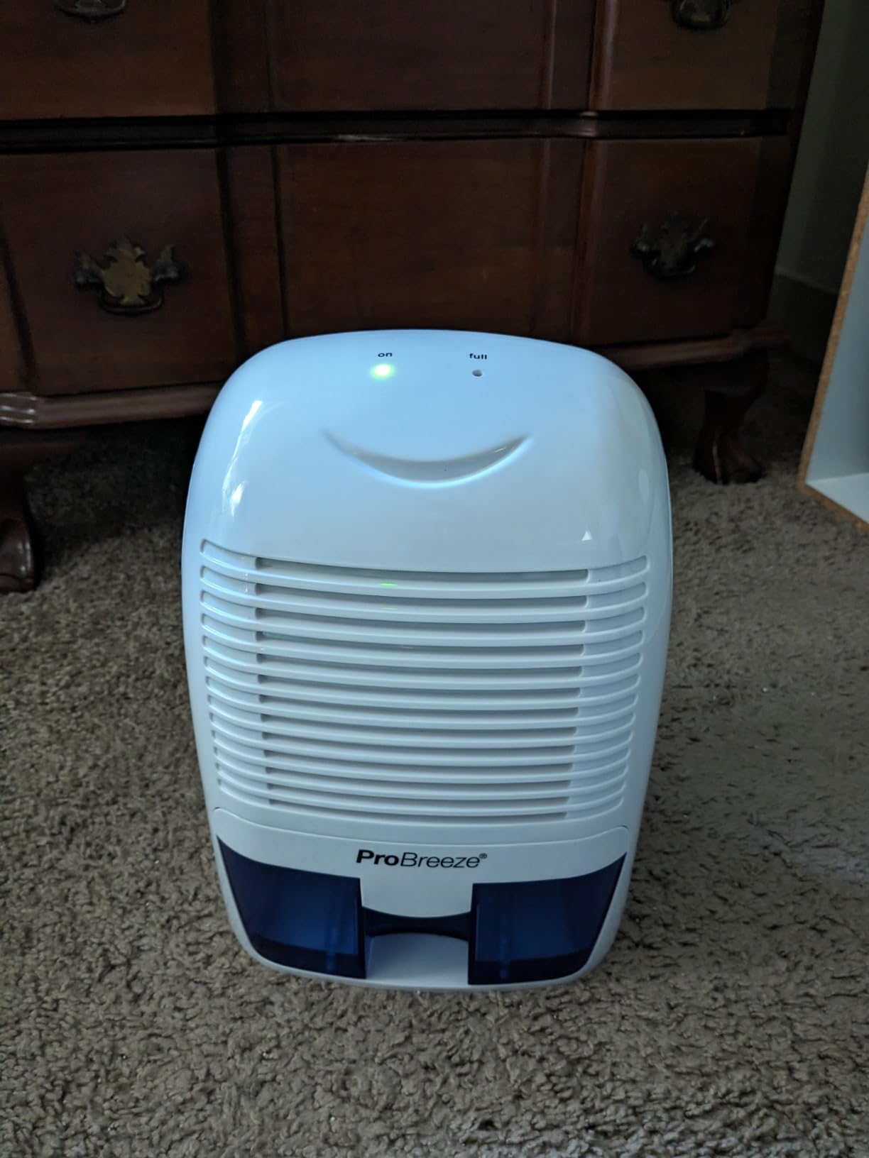 Pro Breeze Electric Mini Dehumidifier, 2200 Cubic Feet (250 sq ft), Compact and Portable for High Humidity in Home, Kitchen, Bedroom, Basement, Caravan, Office, Garage customer photo 2