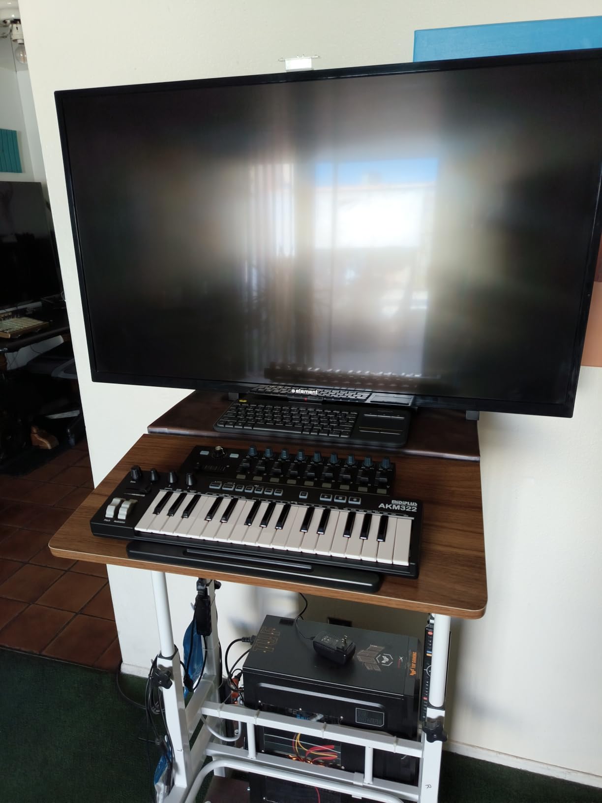 midiplus AK490+ semi-weighted USB MIDI keyboard controller customer photo 2