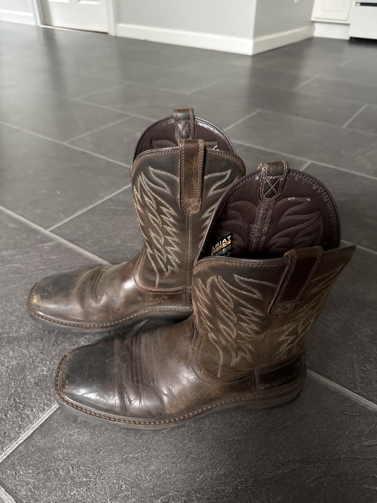 Ariat Men's Groundbreaker Wide Square Toe Work Boots customer photo 2