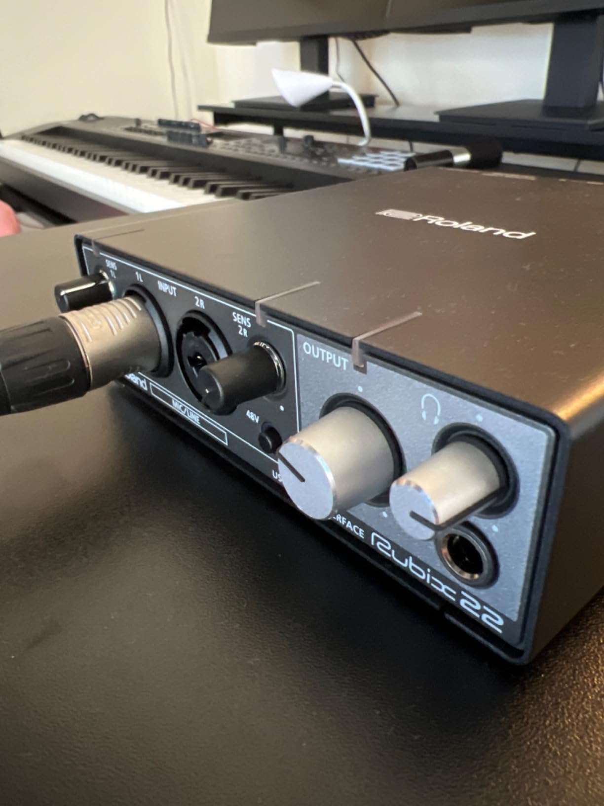 Roland Rubix22 2-In/2-Out USB Audio Interface | High-Resolution Audio | Record with Mics, Guitars, Keys & More | Compact & Durable Build | Compatible with Mac, PC & iPad | Expanded I/O Features customer photo 1