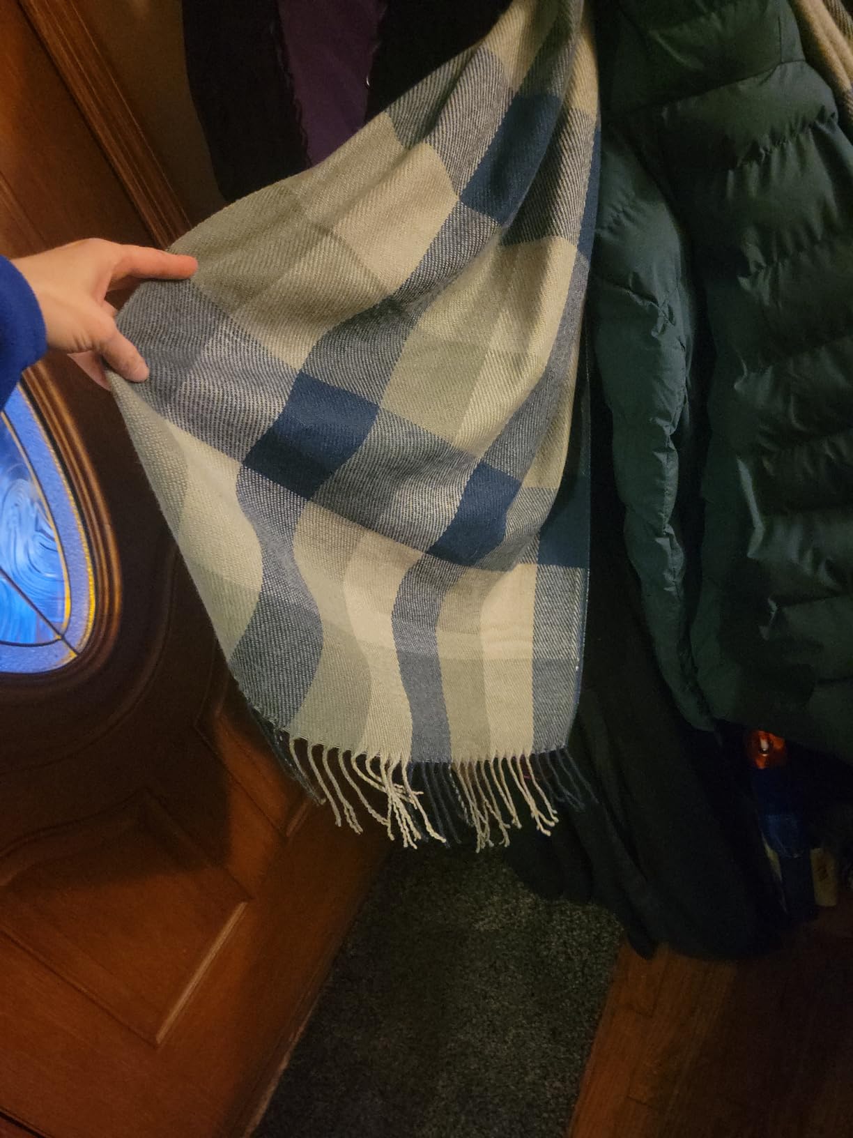 Loritta Winter Scarf for Women, Long Plaid Shawl Wraps Scarves Gifts customer photo 1