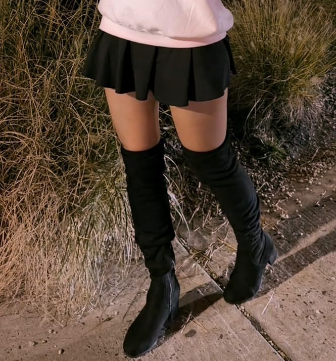 DREAM PAIRS Women's Over The Knee Thigh High Boots customer photo 1