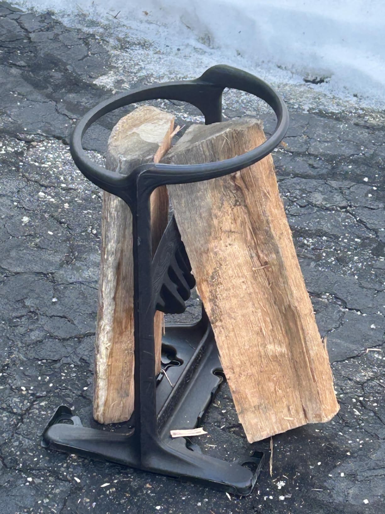 Kindling Cracker King XL Cast Iron Kindling Splitter, 9in. Opening customer photo 2