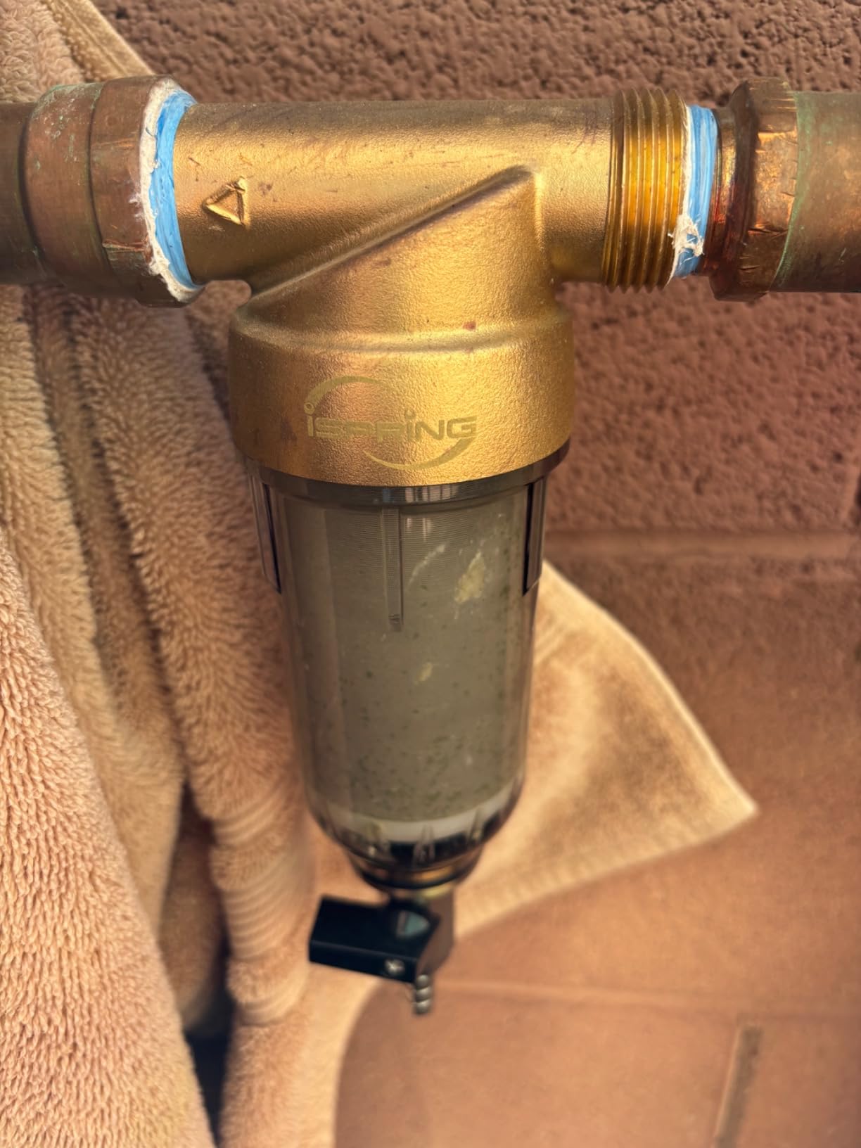 iSpring WSP-50 Spin Down Sediment Filter, Whole House Prefilter, 50 Micron customer photo 2