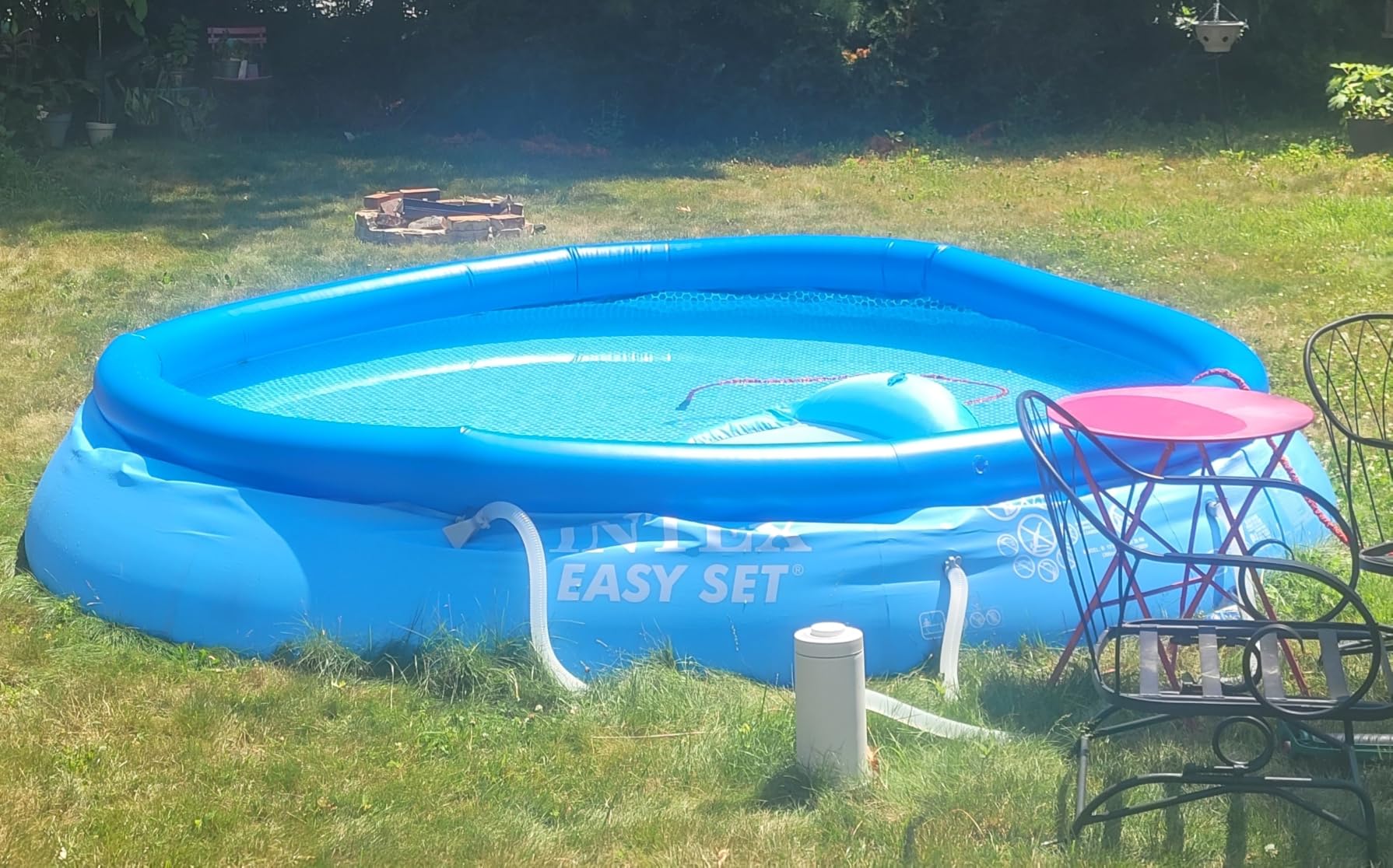 INTEX Easy Set 15 ft x 48in Inflatable Ring Above Ground Pool Set w/Pump customer photo 2