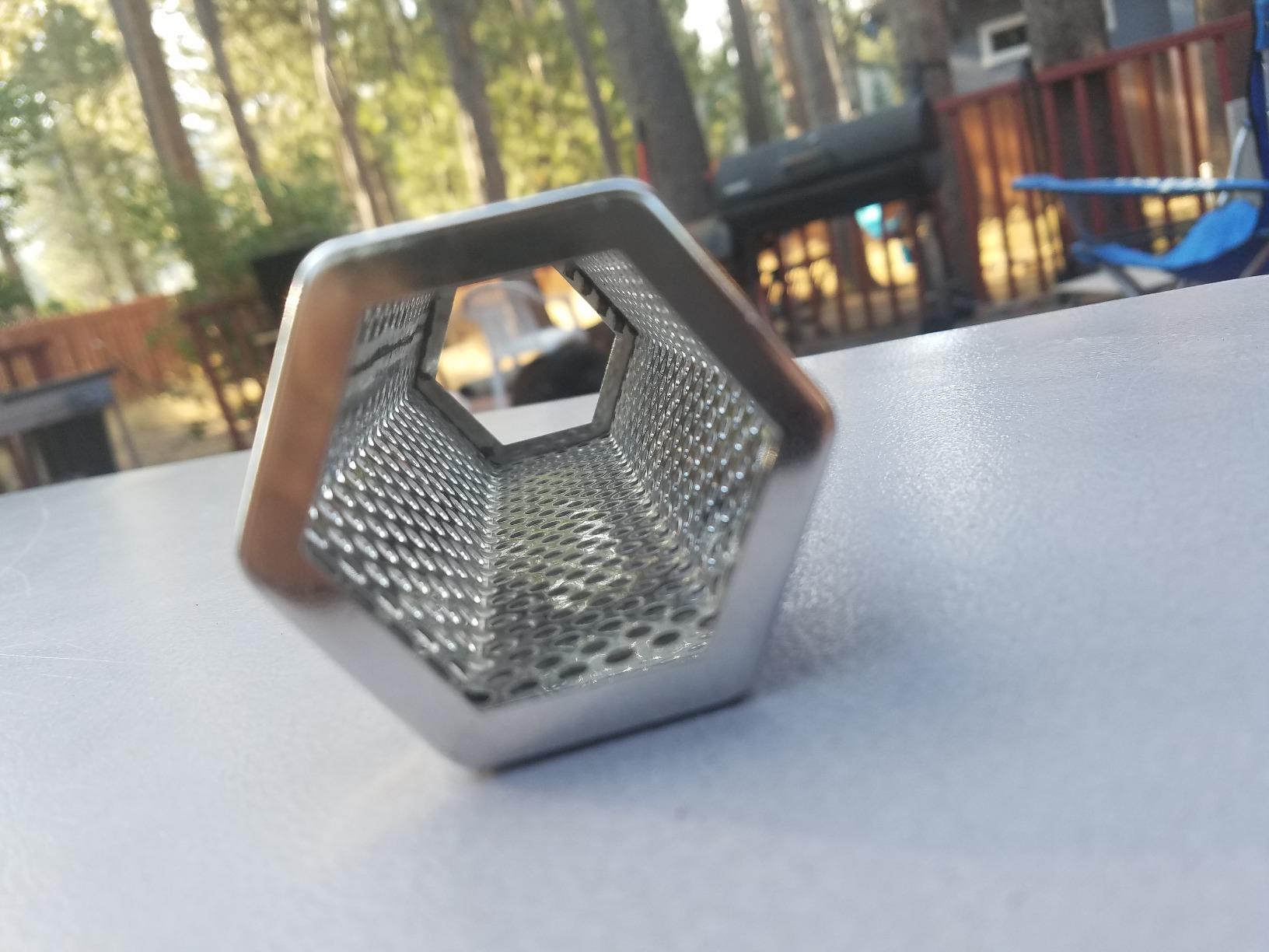Hexagonal Pellet Smoker Tube, 6 Inch Stainless Steel BBQ Smoke Tube customer photo 2
