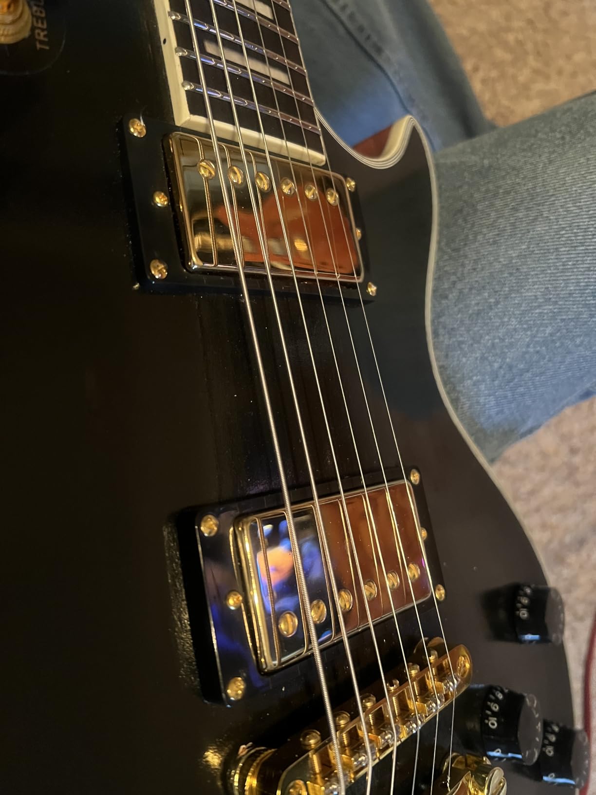 FLEOR Alnico 5 Guitar Humbucker Pickup Set Chrome Bridge & Neck Pickups Compatible with LP style Guitar Part customer photo 2