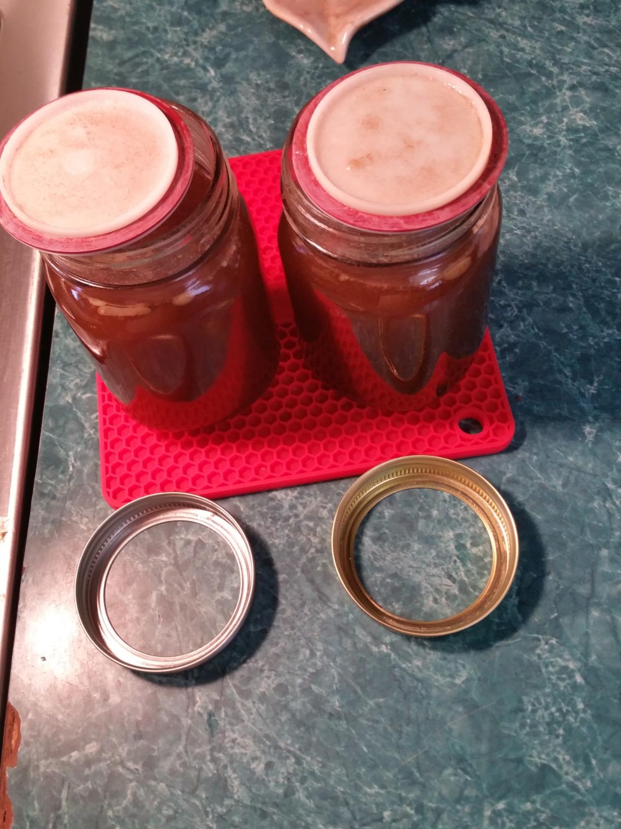 Authentic Tattler E-Z Seal Reusable Canning Lids WIDE Mouth 12 Dozen (144 Lids & Rubber Rings) Plastic Lid/Rubber Ring - MADE IN THE USA! customer photo 1