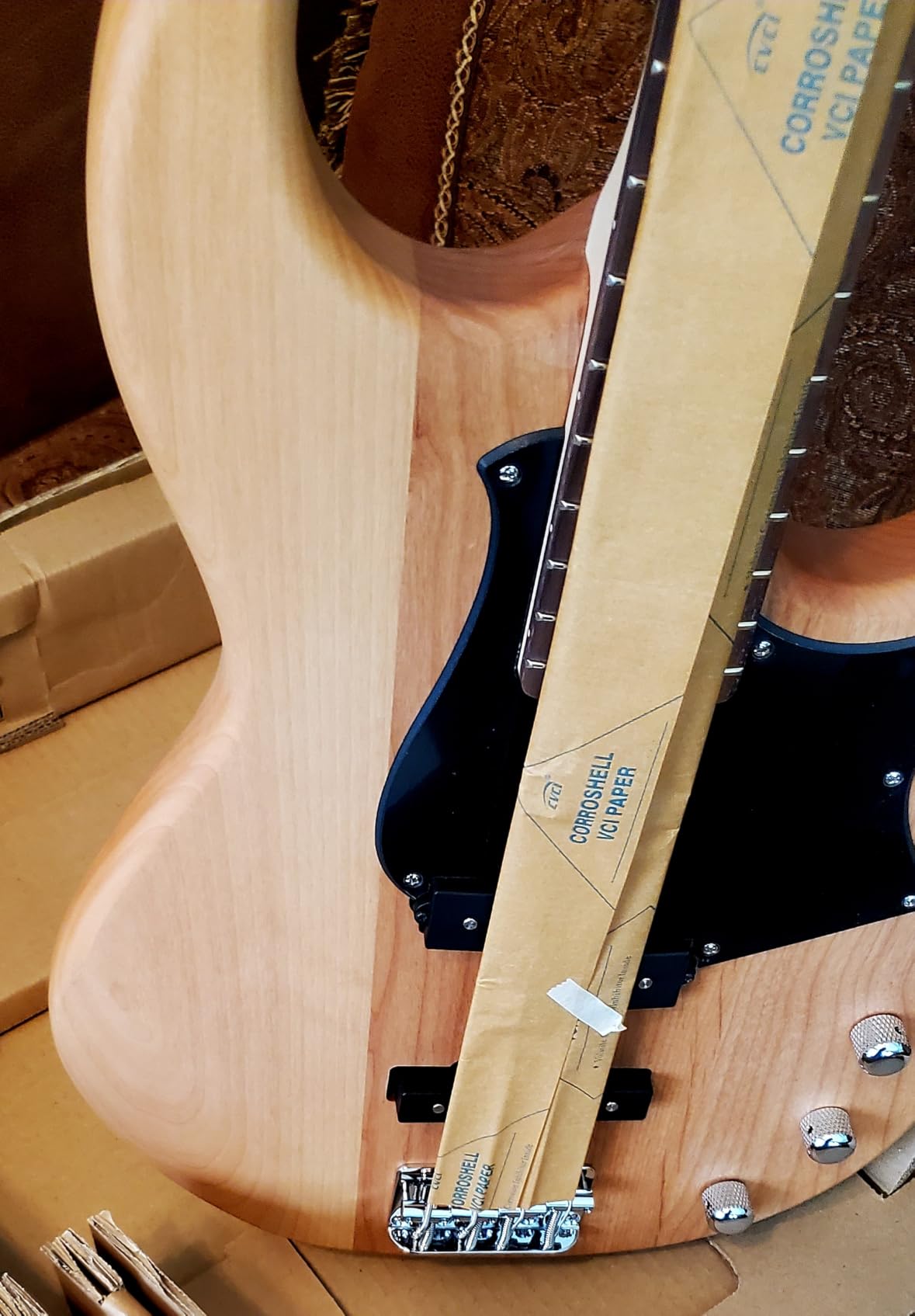 Yamaha BB234 BB-Series Bass Guitar, Yellow Natural Stain customer photo 2