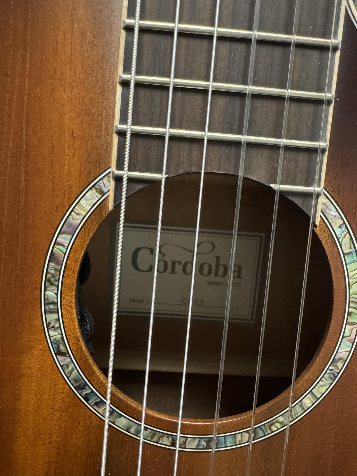 Cordoba C4-CE Edge Burst Cutaway Classical Acoustic-Electric Nylon String Guitar, Iberia Series customer photo 2