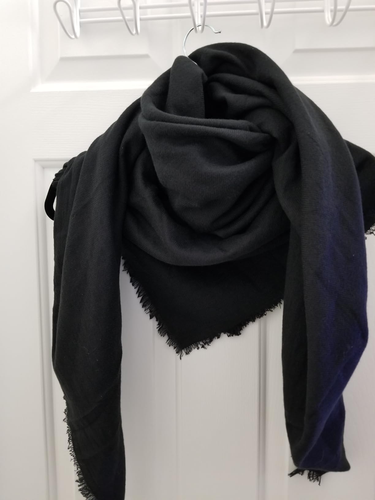 American Trends Winter Scarf for Women, Oversized Plaid Square Shawl Wrap customer photo 2
